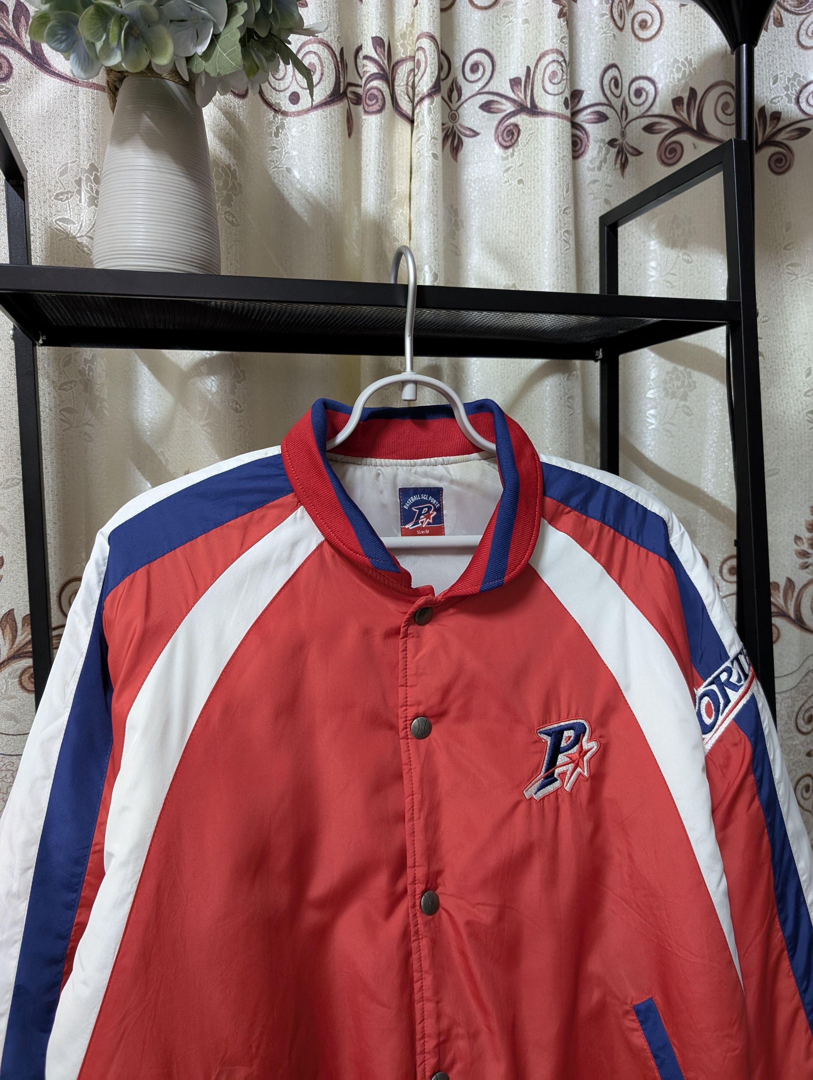VIntage Baseball Scl Porte Sweater Sportswear Light Jacket