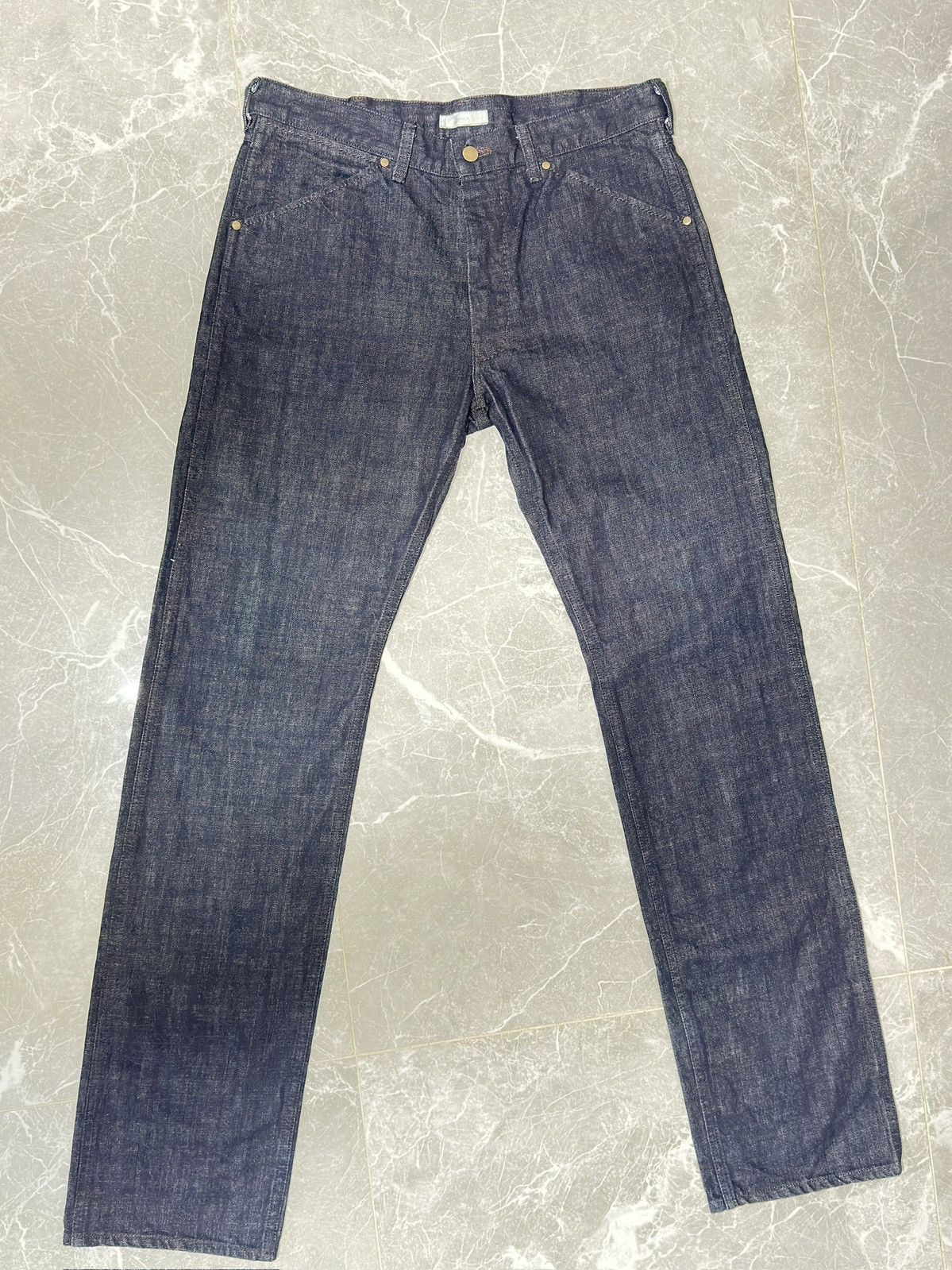 Number (N)ine Deadstock NUMBER(N)INE2002AW NOWHEREMAN George-era raw denim Size US 44 / EU 60 - 1 Thumbnail