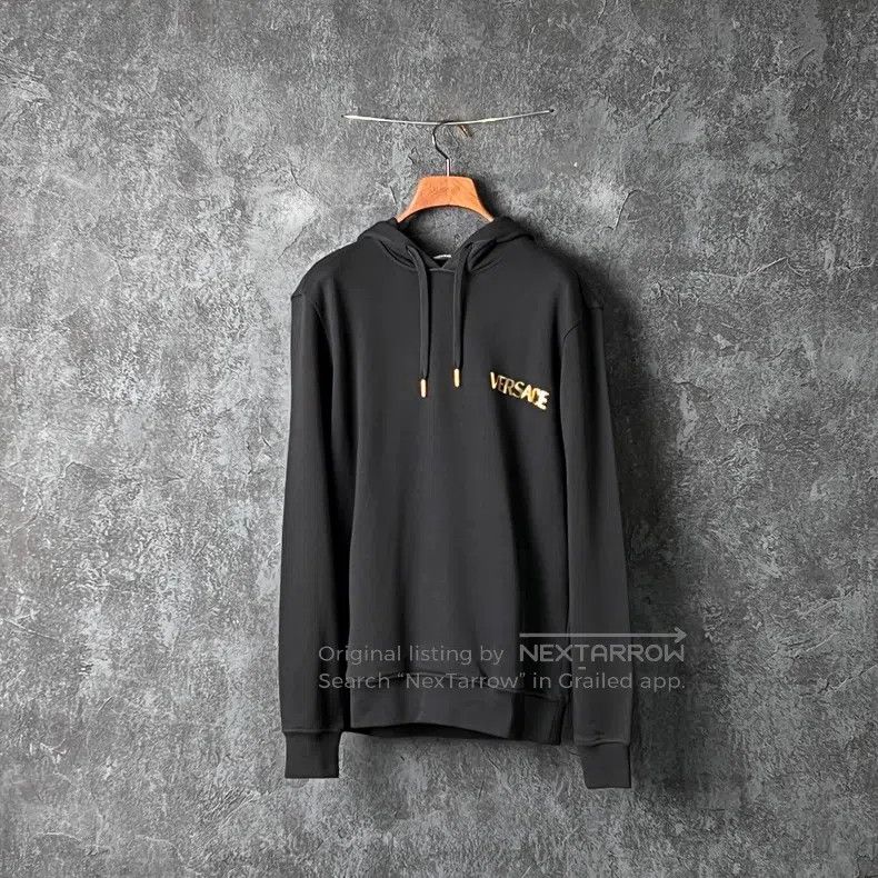 Versace Versace Black cotton hooded sweatshirt Size US XS / EU 42 / 0 - 1 Thumbnail