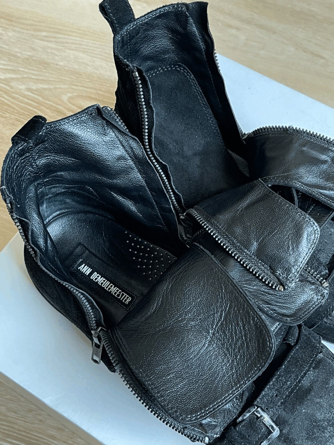 Ann Demeulemeester Ann Demeulemeester Multi Buckle Hi-top Sneaker Size US 8 / EU 41 - 6 Thumbnail