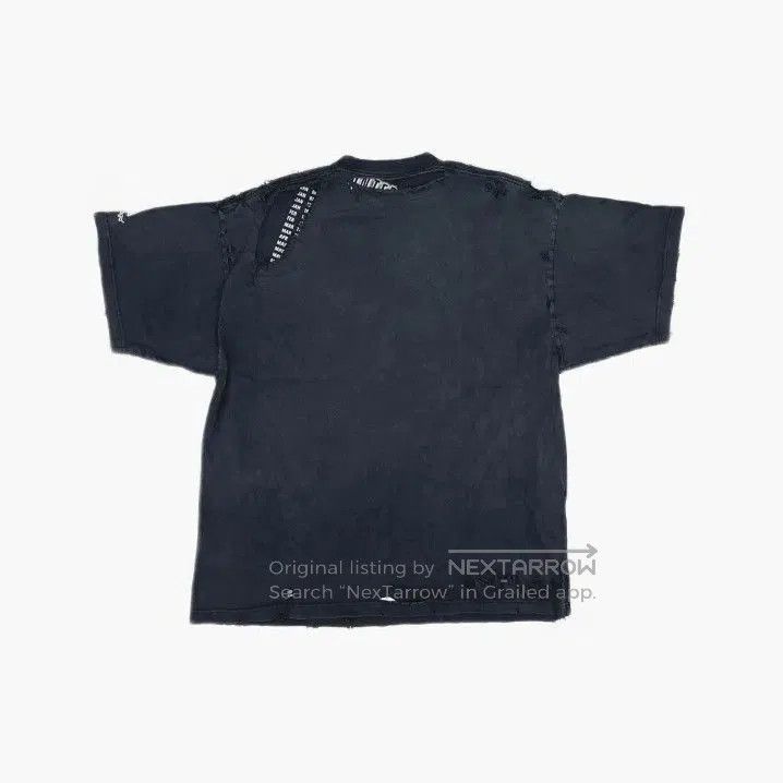 Balenciaga Balenciaga Repaired Series Black Distressed Tee. Size US M / EU 48-50 / 2 - 2 Thumbnail