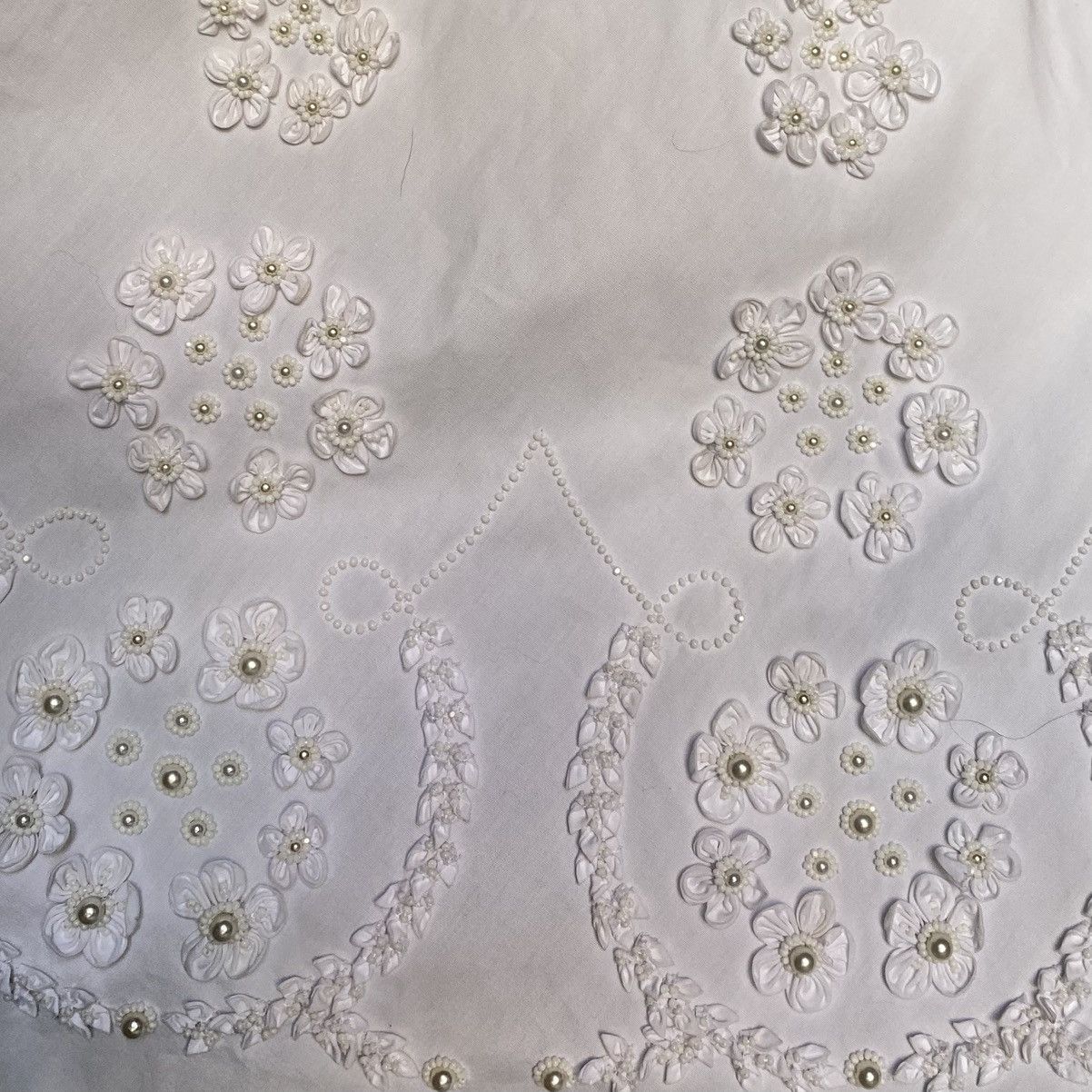 Miu Miu Miu Miu Floral Embellished Skirt Size 26" / US 2 / IT 38 - 5 Thumbnail