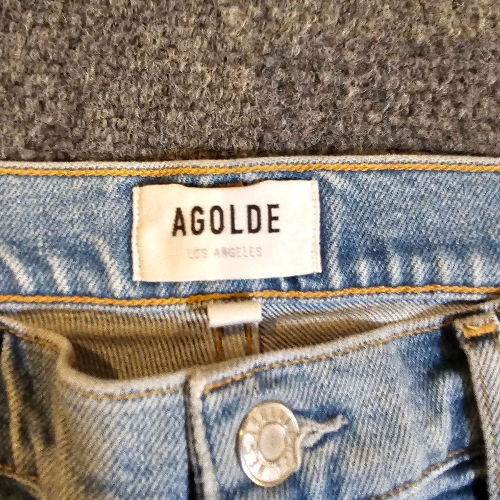 Agolde AGOLDE Jeans Sophie Ankle Mid Rise Lightwash Blue 27 Women's Denim 5-Pocket Regular Fit Black? Size 27" / US 4 / IT 40 - 4 Thumbnail