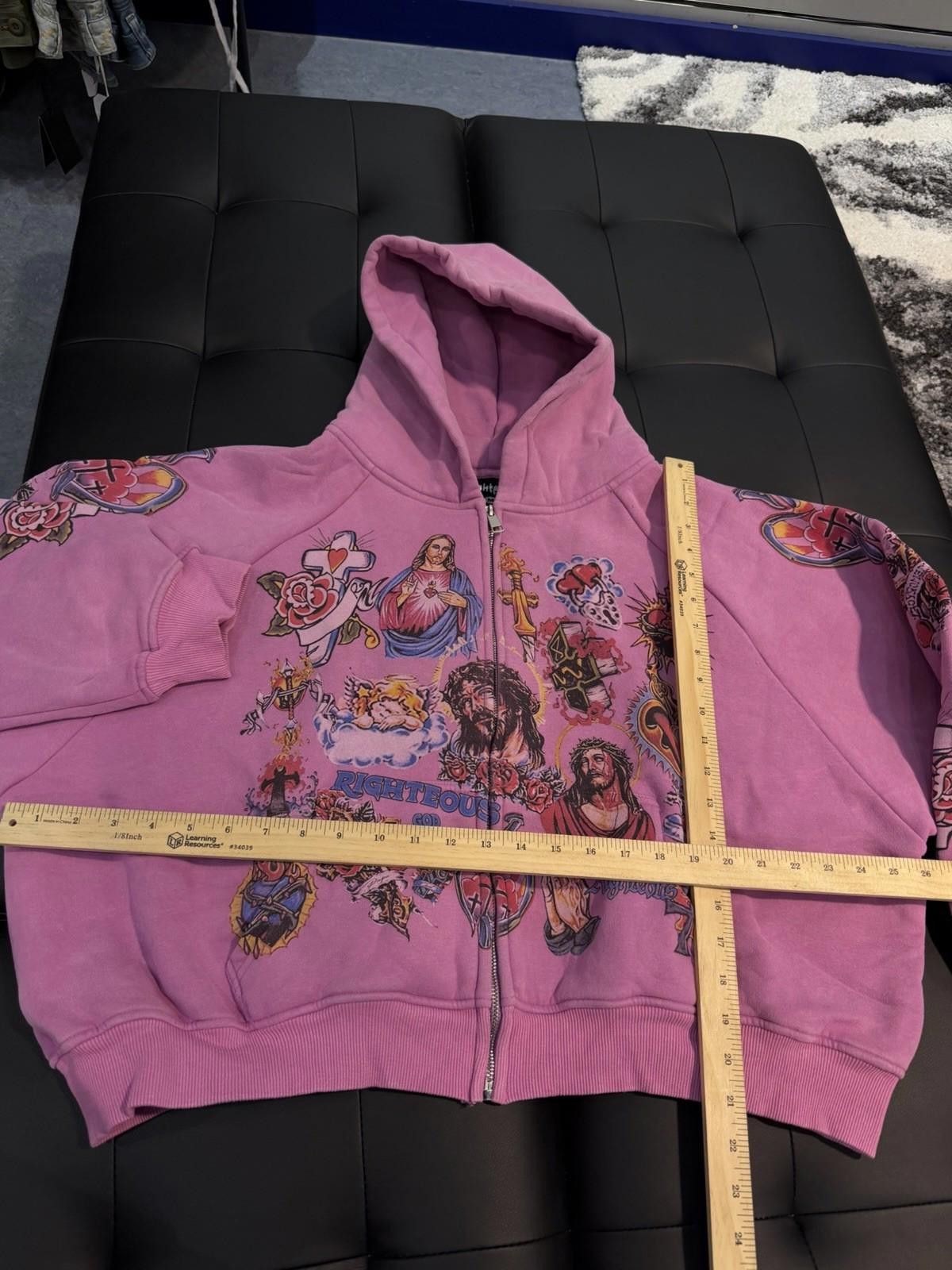 Other M - We Are Righteous Purple Zip Up Jesus Hoodie Size US M / EU 48-50 / 2 - 11 Thumbnail