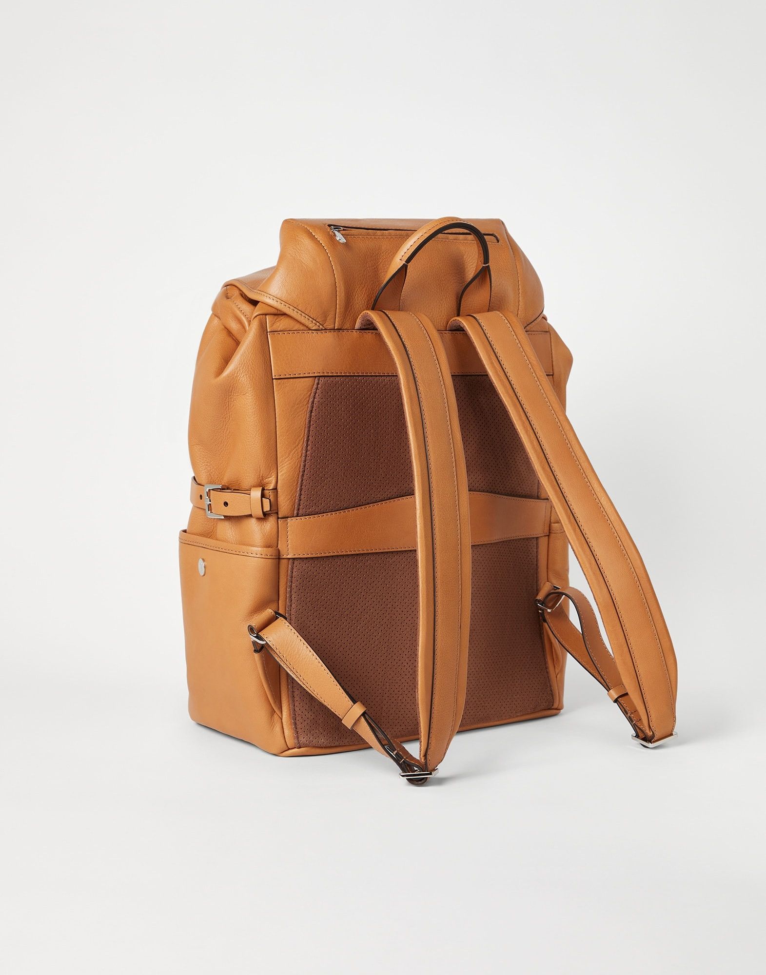 Brunello Cucinelli o1w1db11025 Size: OS/ Backpack in Light Beige Size ONE SIZE - 2 Thumbnail