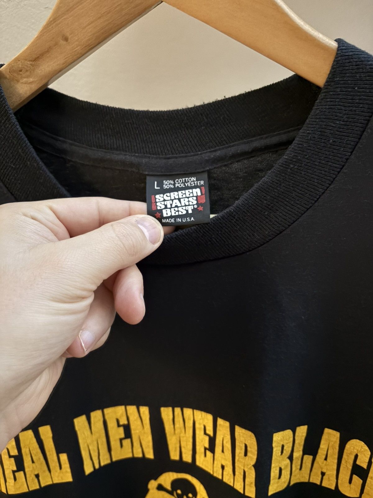 MLB Bradenton Marauders VTG 90s Real Men Wear Black t-shirt L Size US L / EU 52-54 / 3 - 2 Thumbnail