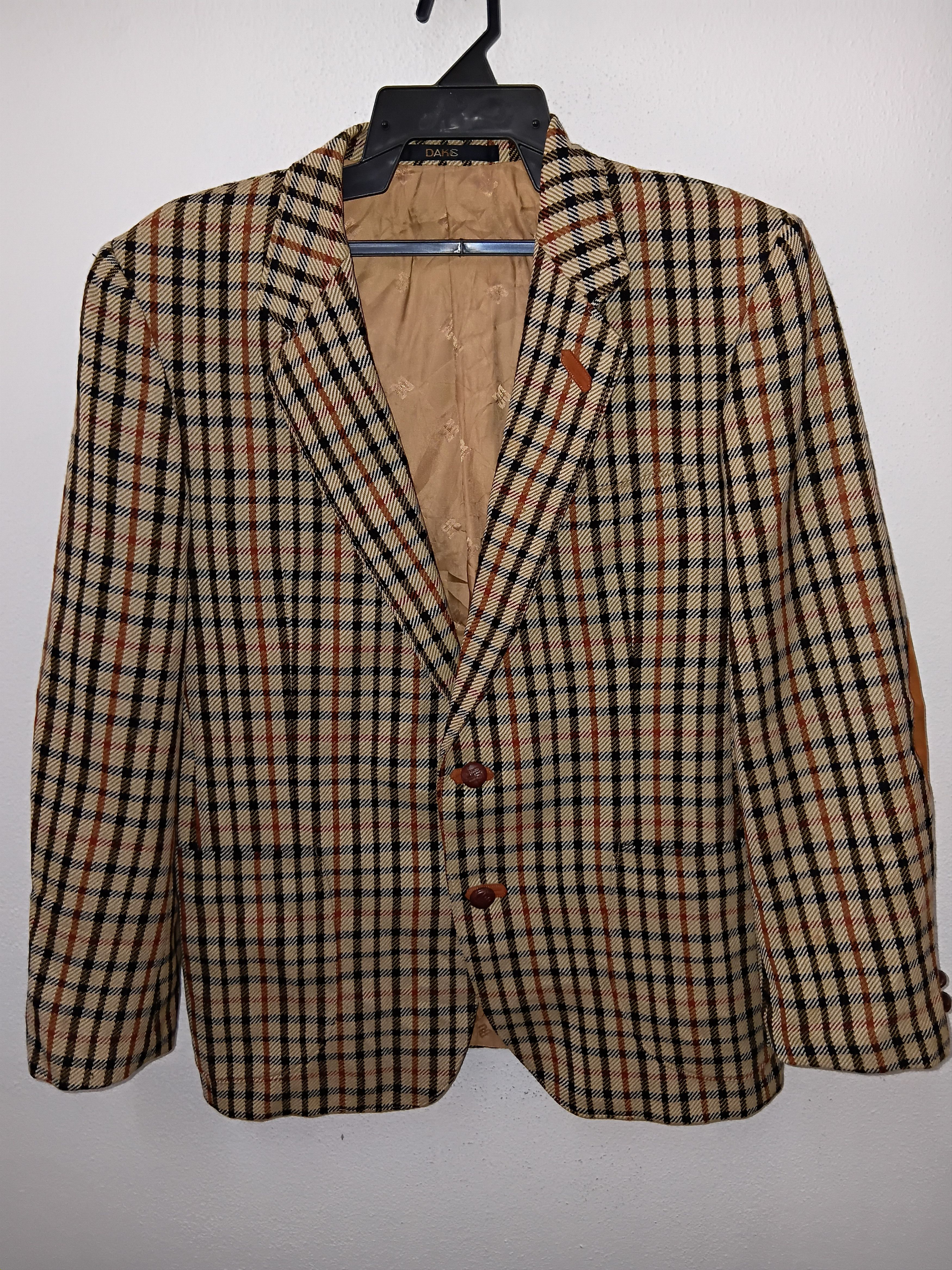 DAKS Vintage DAKS London Blazer Coat Wool Jacket Size US M / EU 48-50 / 2 - 2 Thumbnail