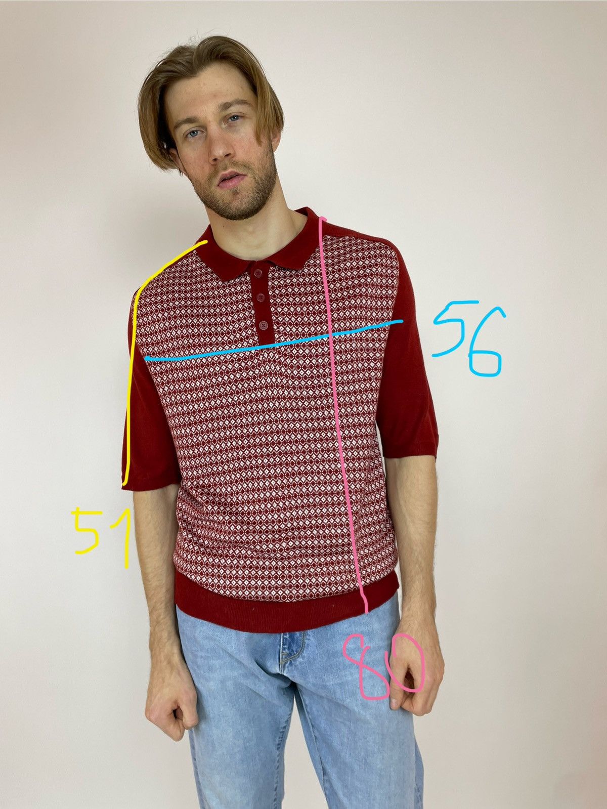 Pierre Cardin Pierre Cardin Paris Knit polo shirt Mens size 2XL Size US XXL / EU 58 / 5 - 13 Thumbnail