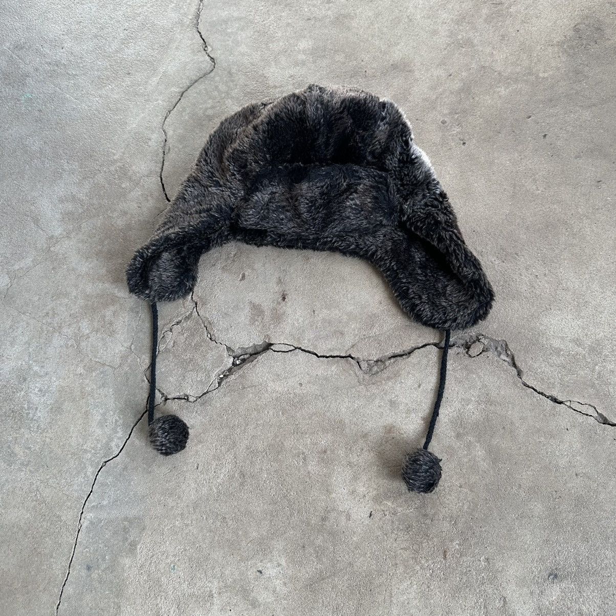 20471120 × Hysteric Glamour × Japanese Brand Vintage fuzzy USSR mohair japanese ushanka hat avant garde Size ONE SIZE - 3 Thumbnail