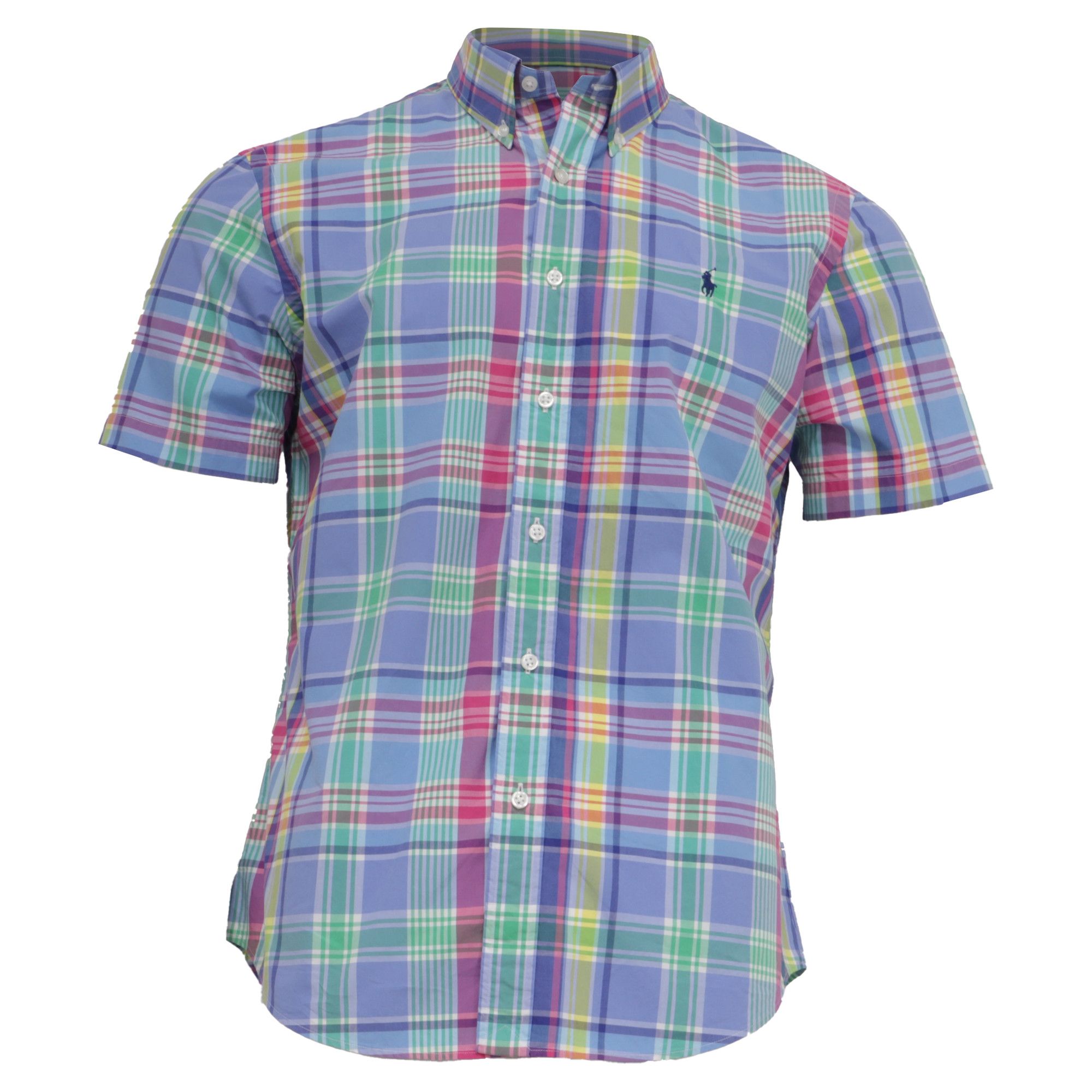 Ralph Lauren Ralph Lauren Plaid Button-Down Short Sleeve Shirt in Multico Size US L / EU 52-54 / 3 - 1 Thumbnail