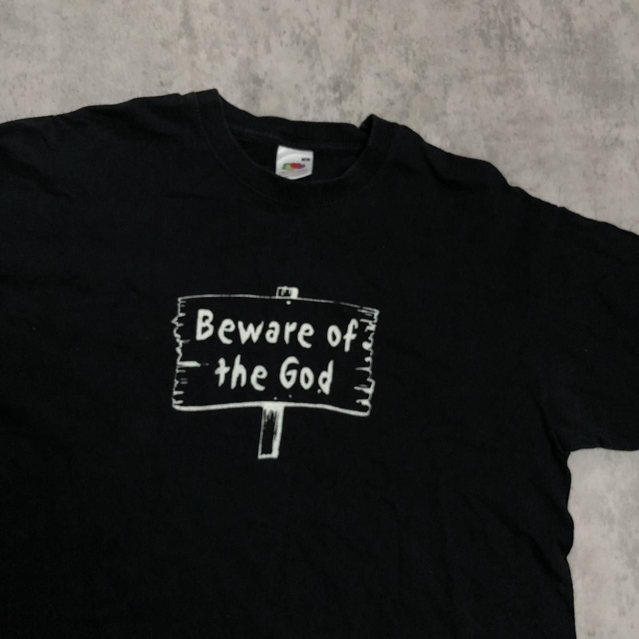 Fruit Of The Loom Fruit of the Loom black and white "Beware of the God" Size US M / EU 48-50 / 2 - 2 Thumbnail