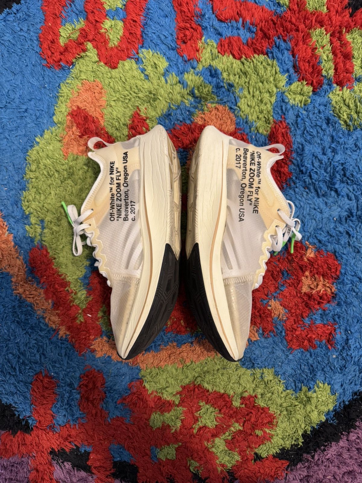 Nike × Off-White Nike X Off White “The Ten” Original Zoom Fly Size US 10.5 / EU 43-44 - 3 Thumbnail