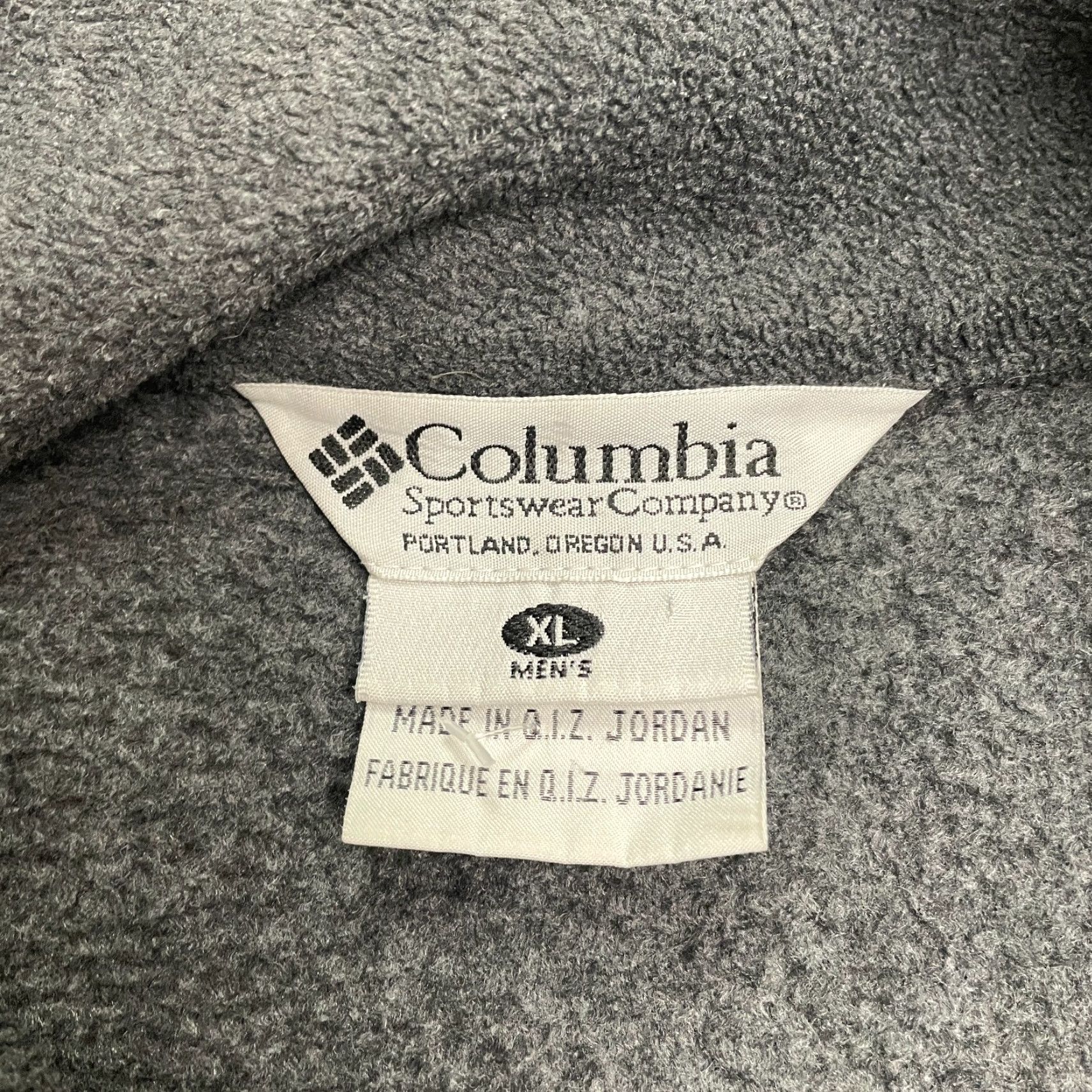 Vintage VINTAGE Columbia Steens Mountain Fleece Jacket Mens XXL Dark Gray Full Zip Hiking Size US XL / EU 56 / 4 - 7 Thumbnail