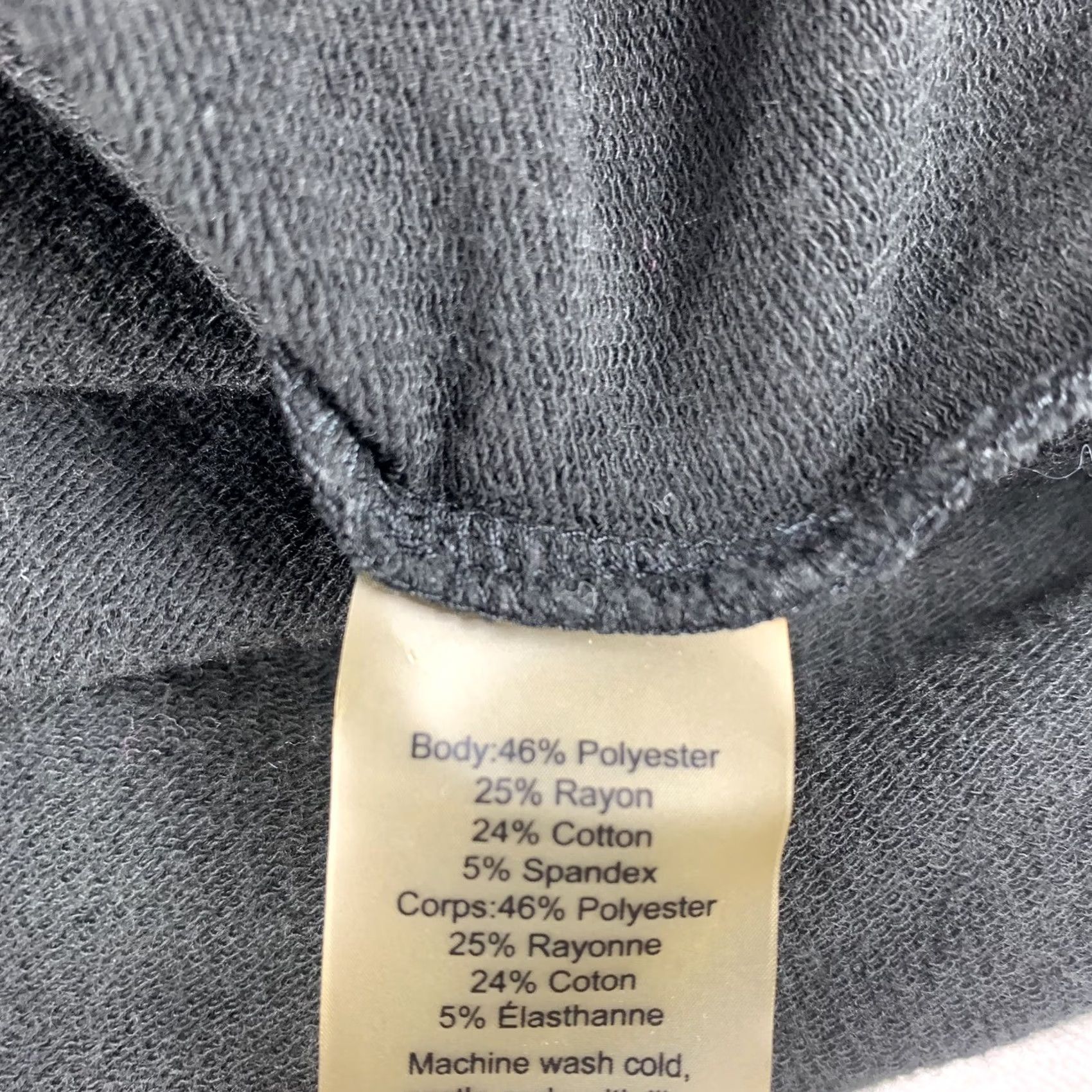 Nanette Lepore NANETTE LEPORE HOODED SHIRT WOMENS XS BLACK 3/4 SLEEVE Size XS / US 0-2 / IT 36-38 - 4 Thumbnail