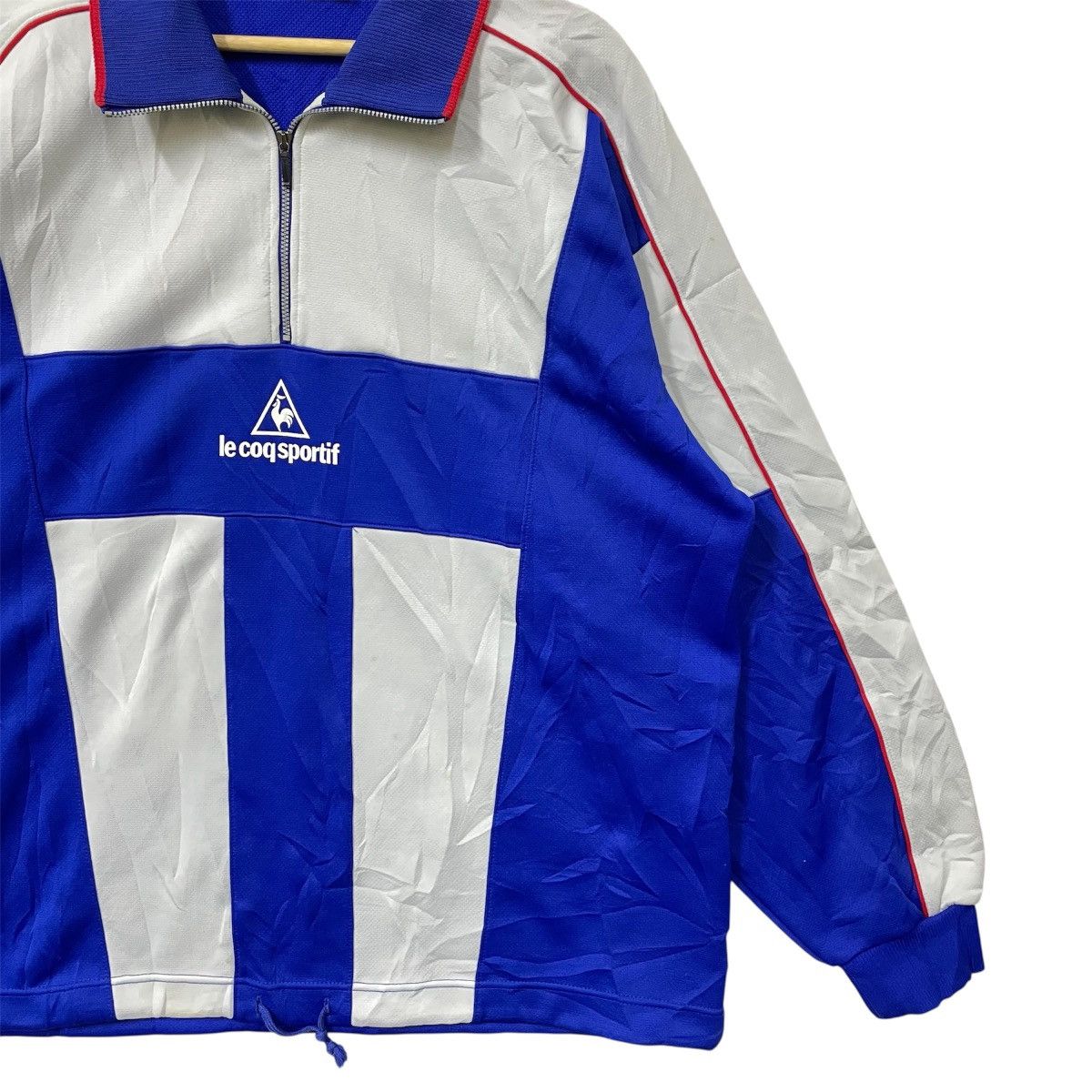 Le Coq Sportif Vintage Le coq Sportif Center logo half zipper Size US XL / EU 56 / 4 - 2 Thumbnail