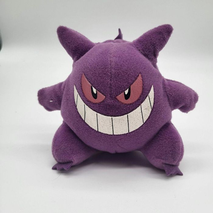 Designer Pokémon Gengar Bean Bag Plush stuffed Nintendo Purple 4.5 ...