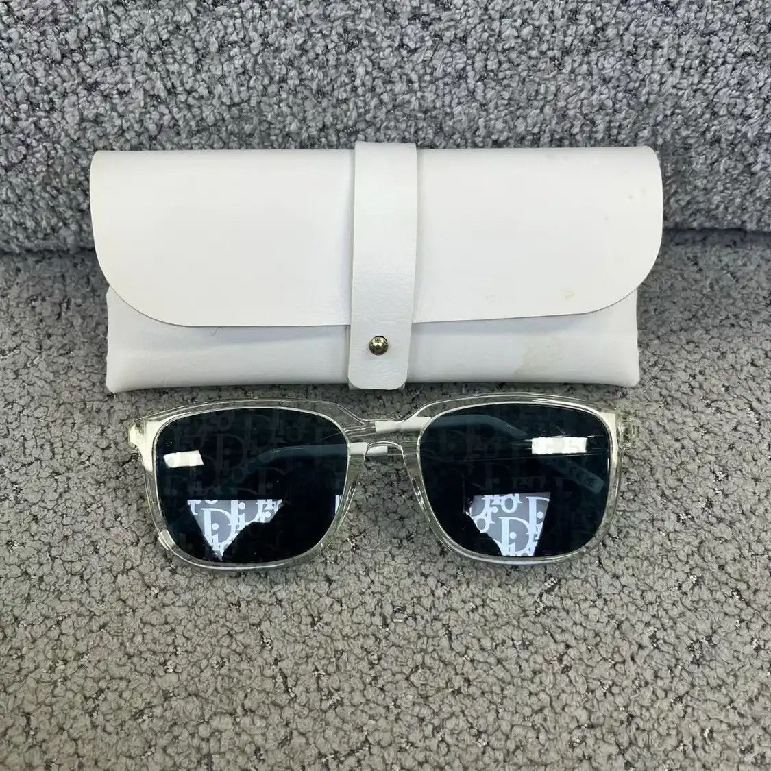 Dior DIOR transparent synthetic sunglasses Size ONE SIZE - 1 Thumbnail