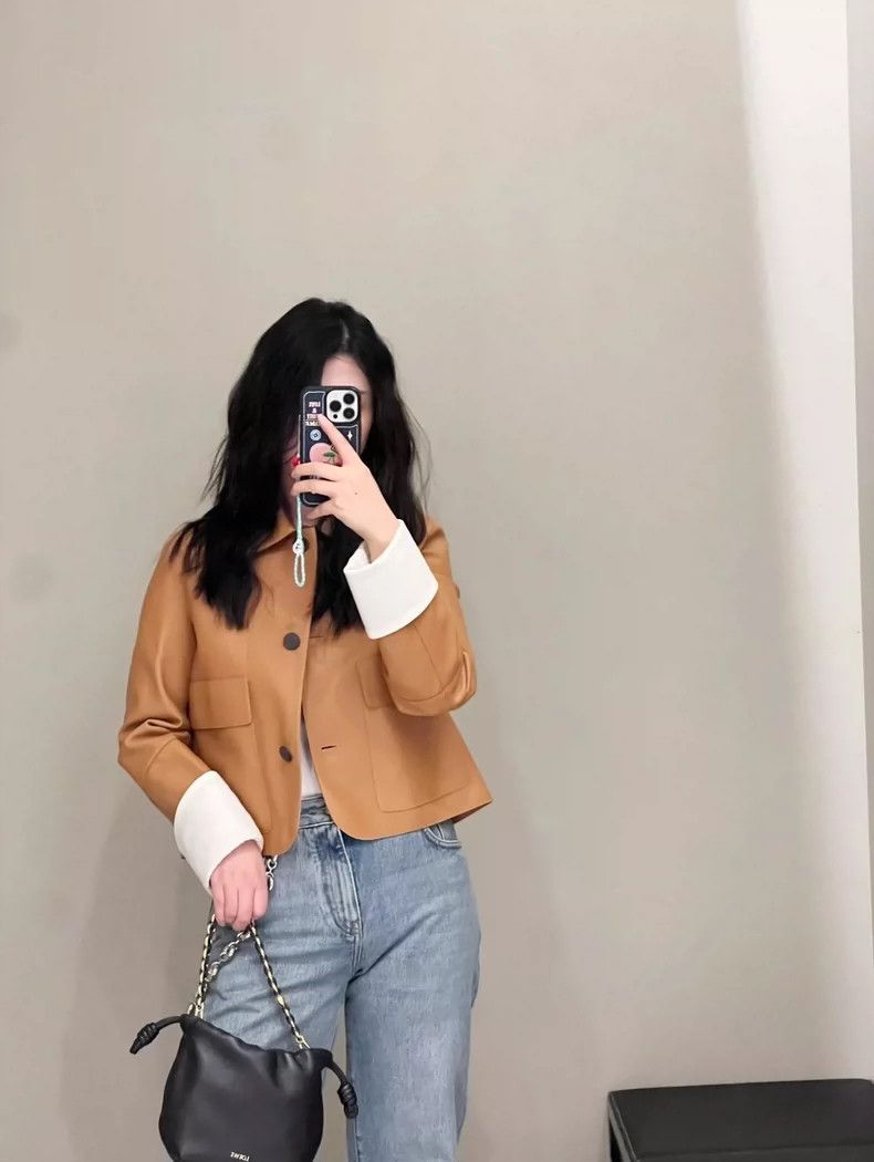 Loewe LOEWE Thin leather coat Size XXS / US 00 / IT 34 - 2 Thumbnail