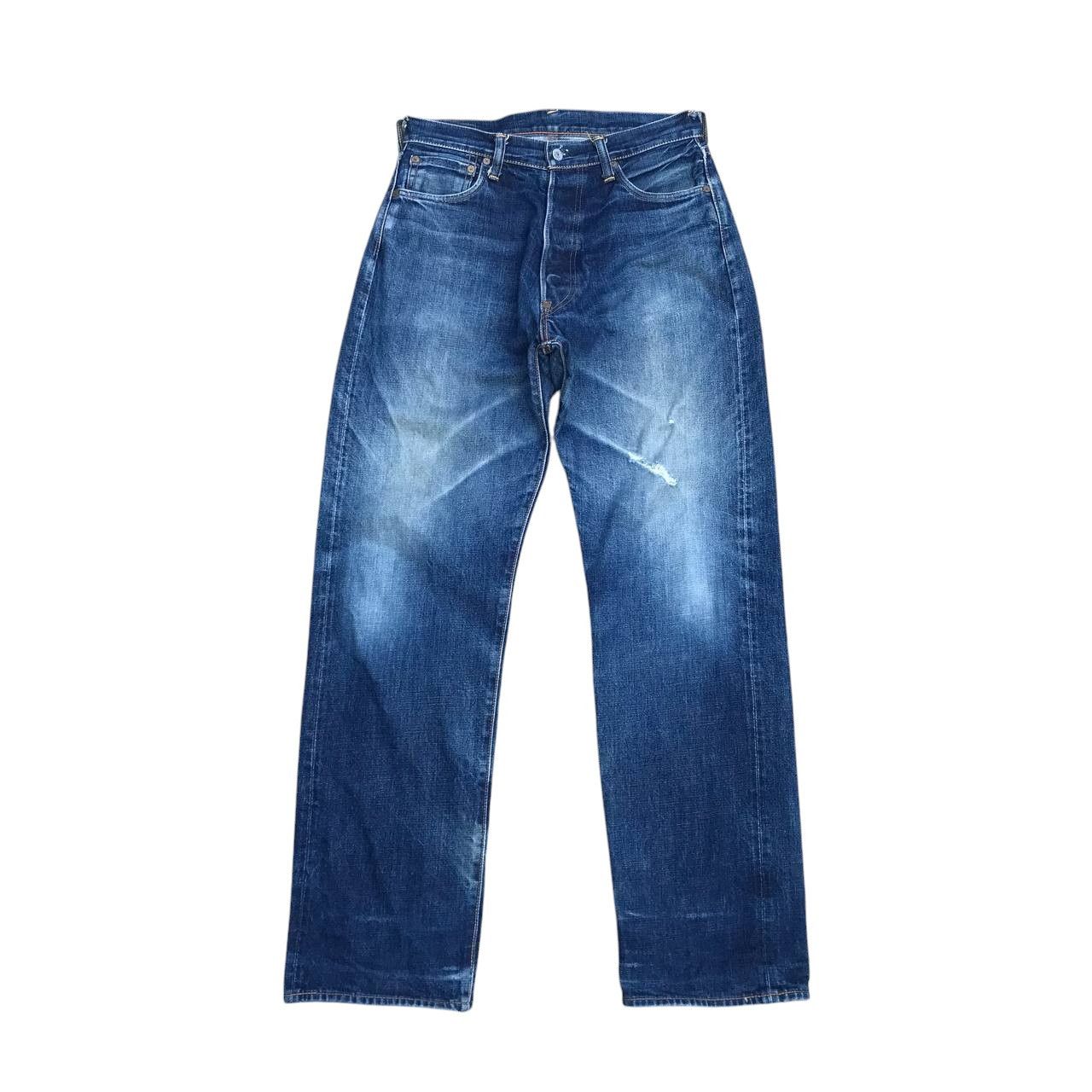 Evisu Vintage Evisu Big Daicock Redline Distressed jean W31x33 Size US 31 - 5 Thumbnail