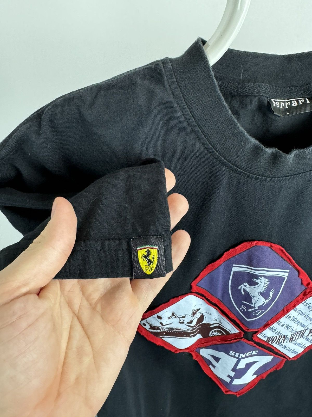 Ferrari Vintage Ferrari Racing Big Logo Tee Size US L / EU 52-54 / 3 - 5 Thumbnail