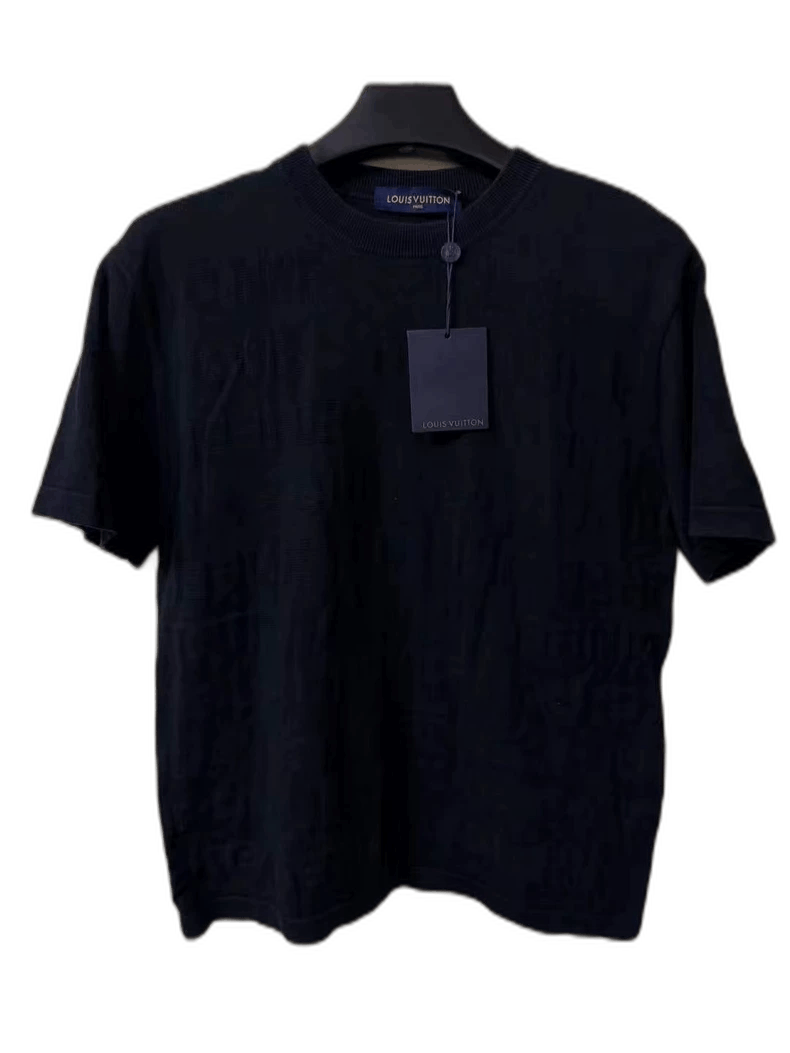 louis vuitton black short sleeve tee