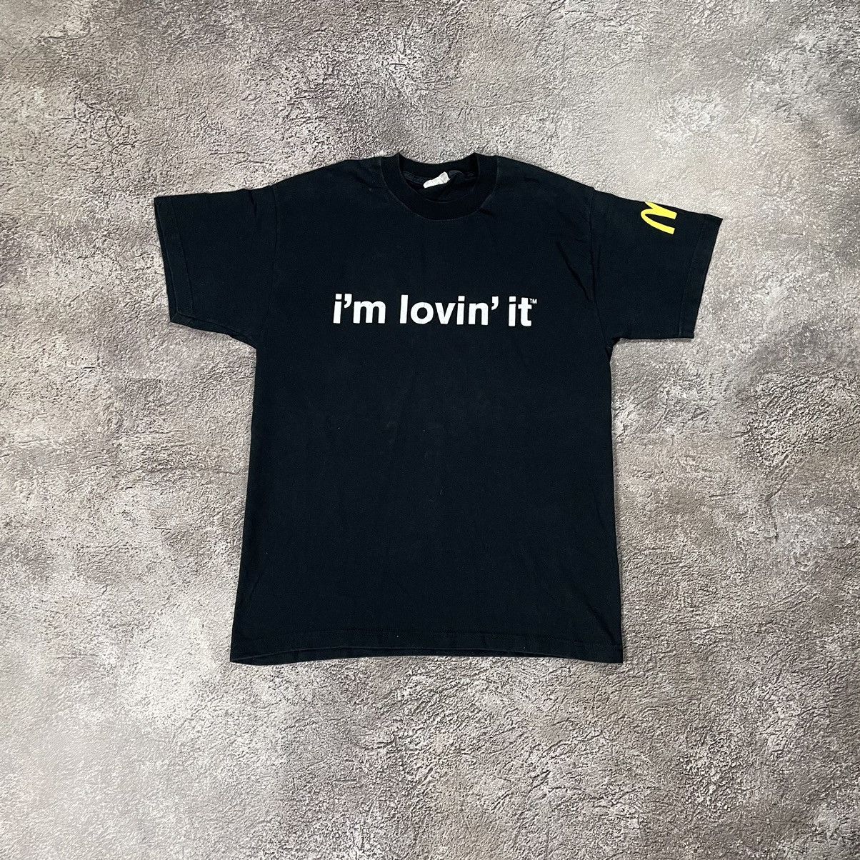 Vintage Vintage Y2K McDonald's Graphic Tee Streetwear Black Washed M Size US M / EU 48-50 / 2 - 1 Thumbnail