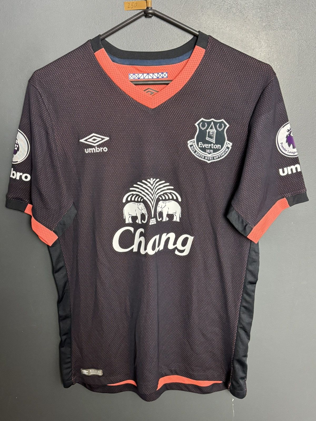 Umbro Everton 16/17 Away Funes Mori Football Jersey Size US S / EU 44-46 / 1 - 2 Thumbnail