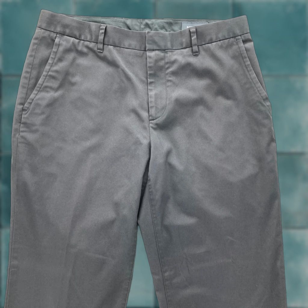 Bonobos Bonobos Friday Pants Mens 33x30 Gray Straight Leg Dress Chino Weekday Warriors Size US 33 - 1 Thumbnail