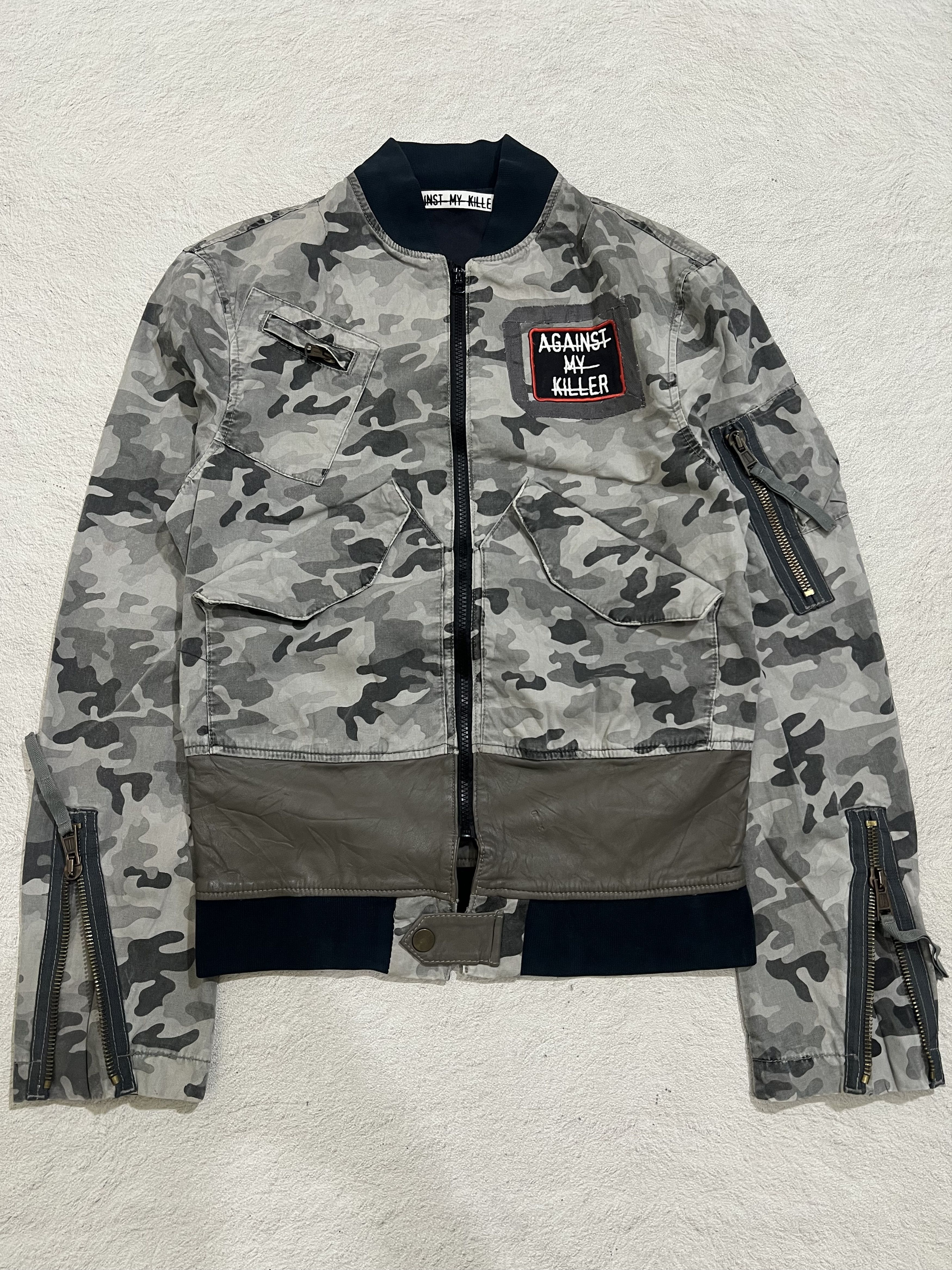 Japanese Brand 2000s Hysteric Camo Vkei Biker Leather Work y2k Lgb Ifsix Size US S / EU 44-46 / 1 - 1 Thumbnail