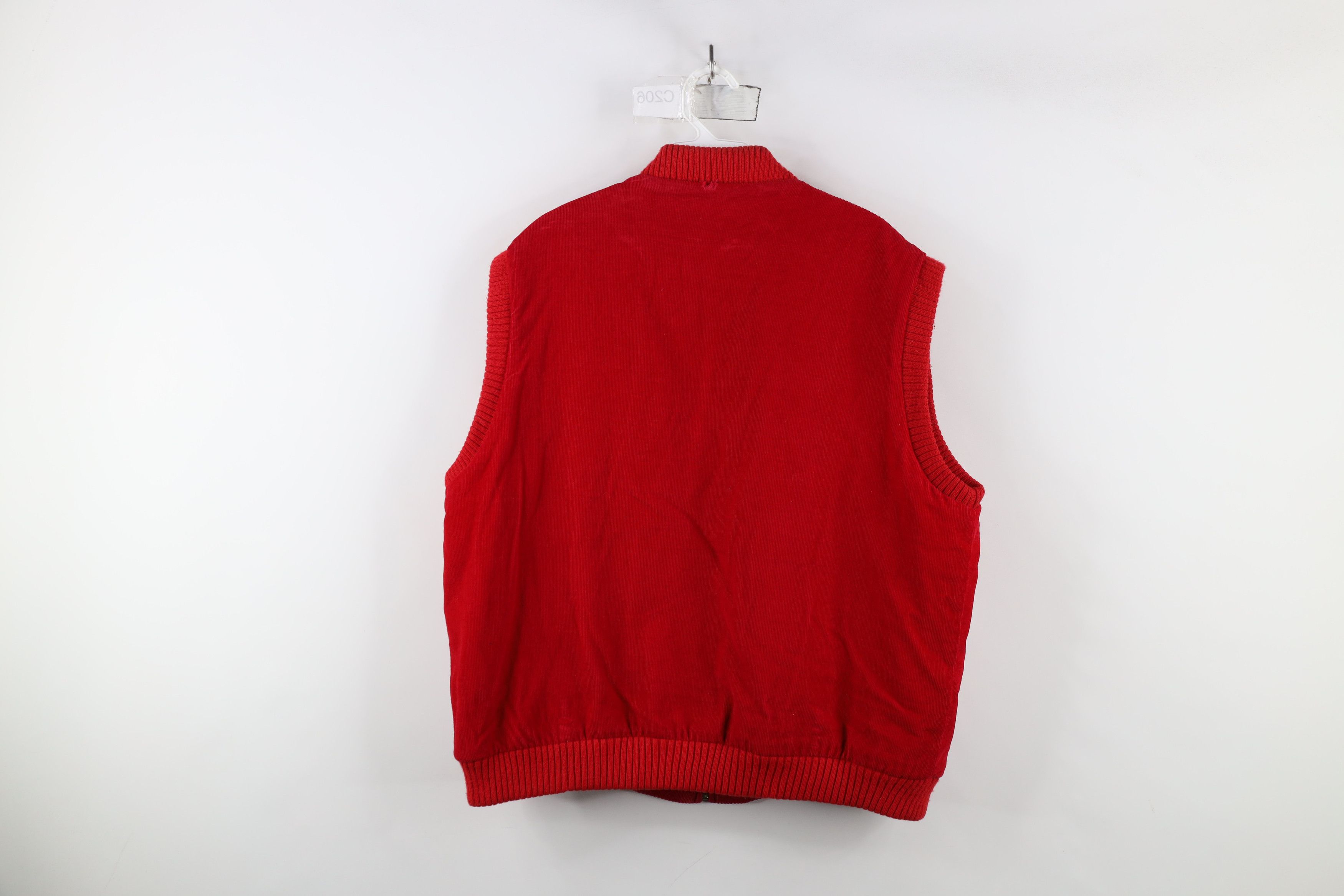 Vintage Vintage 70s 80s Streetwear Quilted Puffer Vest Jacket Red Size US XL / EU 56 / 4 - 12 Thumbnail