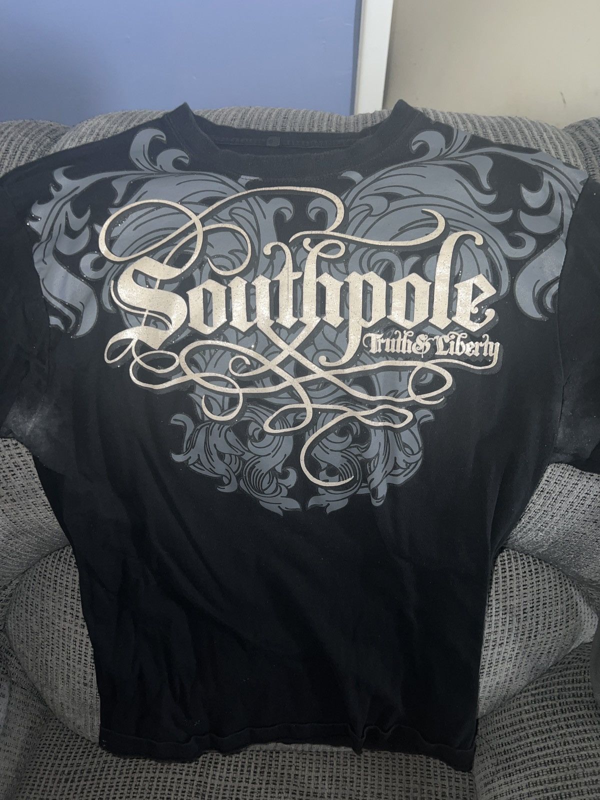 Southpole Southpole Premium Truth & Liberty LS Tee Size US M / EU 48-50 / 2 - 2 Thumbnail
