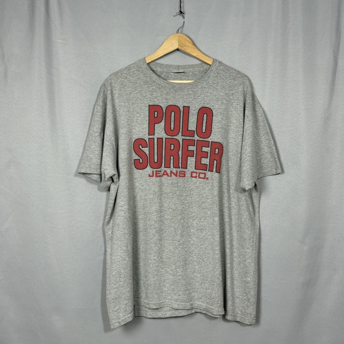 Ralph Lauren Ralph Lauren Polo Surf t-shirt big logo grey xl 2 side Size US XL / EU 56 / 4 - 1 Thumbnail