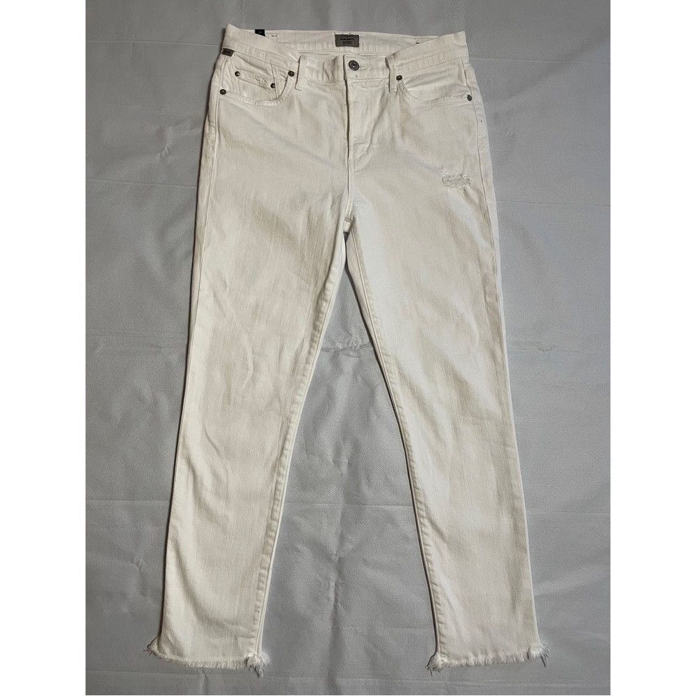 Citizens Of Humanity Citizens Of Humanity Rocket Crop High Rise Distressed Skinn Size 29" - 2 Thumbnail