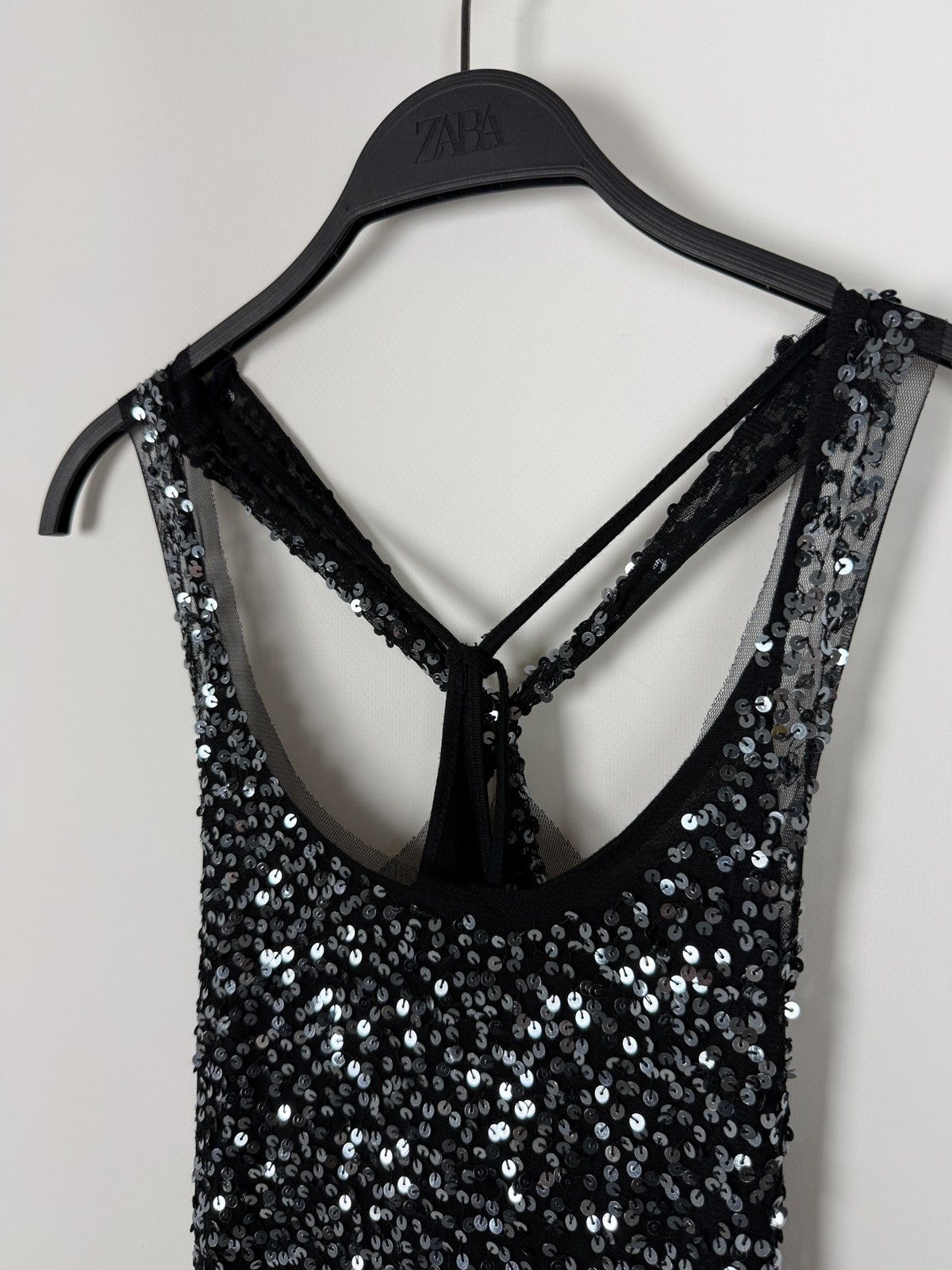 Vintage Y2K Vintage Bay Layered Sheer Mesh Sequin Tank Top Size M / US 6-8 / IT 42-44 - 2 Thumbnail