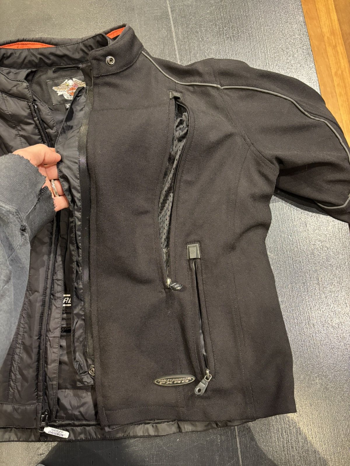 Harley Davidson Harley Davidson FXRG Padded Bike Jacket Size XL / US 12-14 / IT 48-50 - 7 Thumbnail