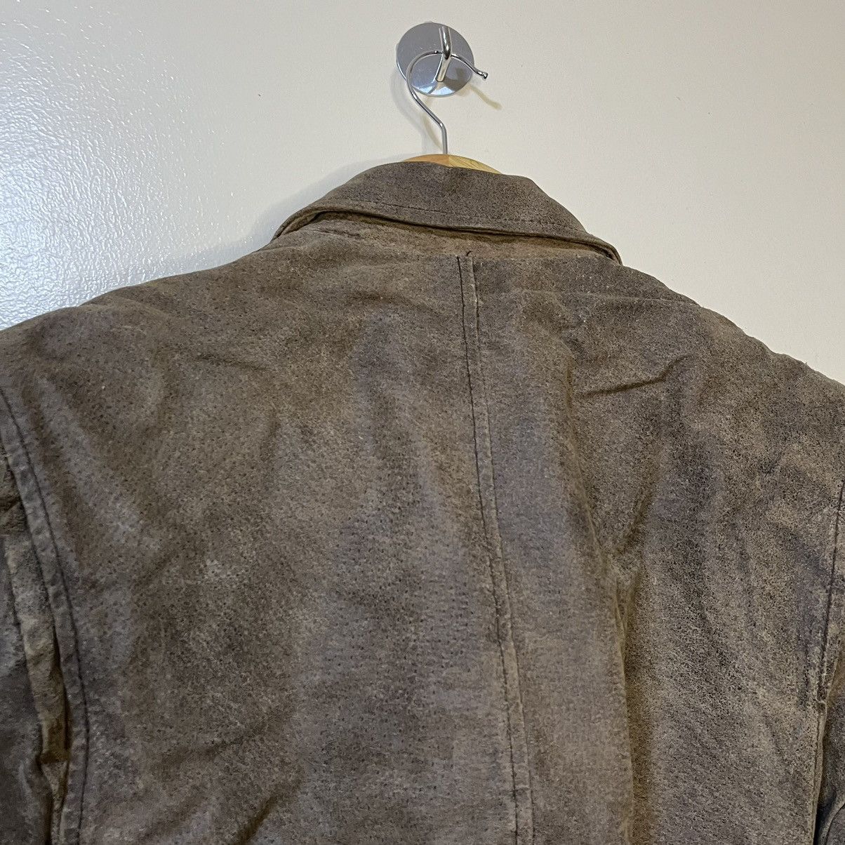 Vintage 1990's Phase 2 U.S Military Genuine Leather Flight Jacket Size US XL / EU 56 / 4 - 18 Thumbnail