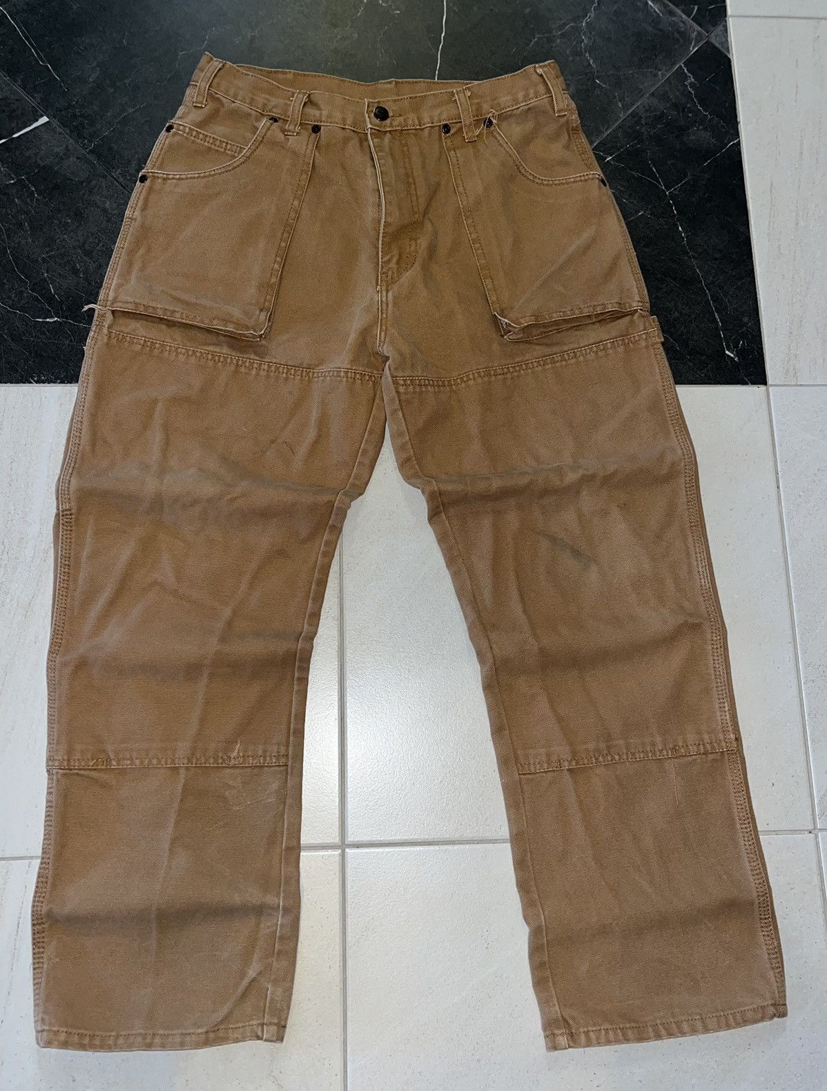 Dickies × Vintage Vintage Dickies double knee carpenters Size US 32 / EU 48 - 1 Thumbnail