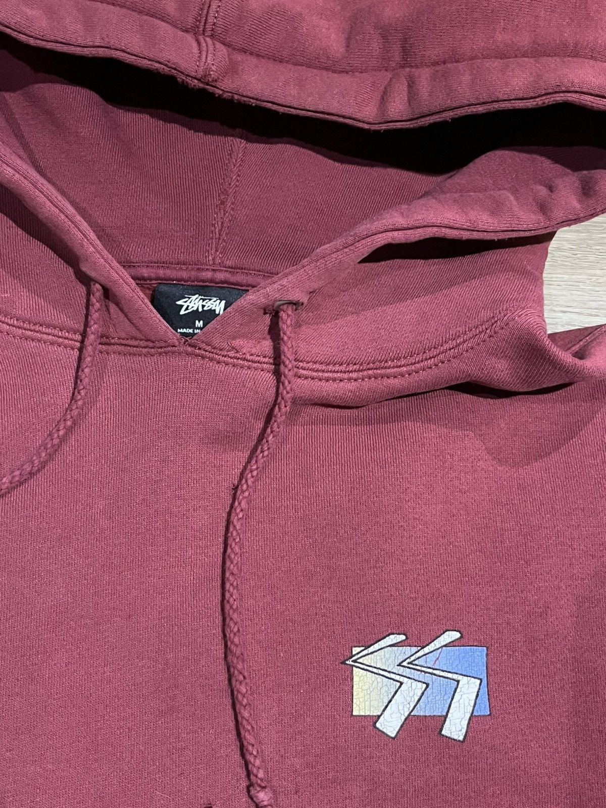 Stussy × Vintage rare Stüssy SS logo hoodie Size US M / EU 48-50 / 2 - 4 Thumbnail