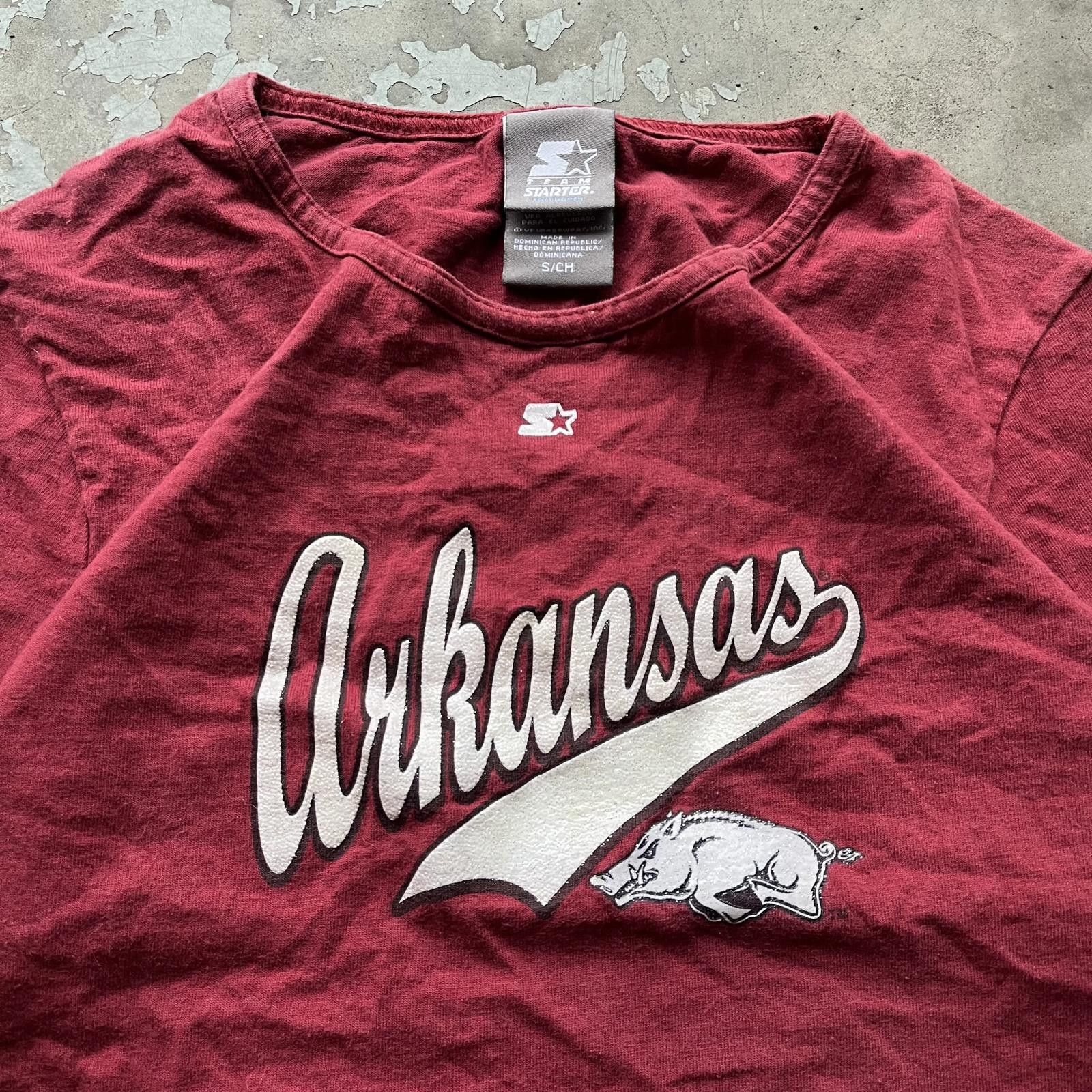 Starter × Vintage Vintage Y2K Arkansas Razorbacks Starter Glitter Sports Shirt Size S / US 4 / IT 40 - 2 Thumbnail