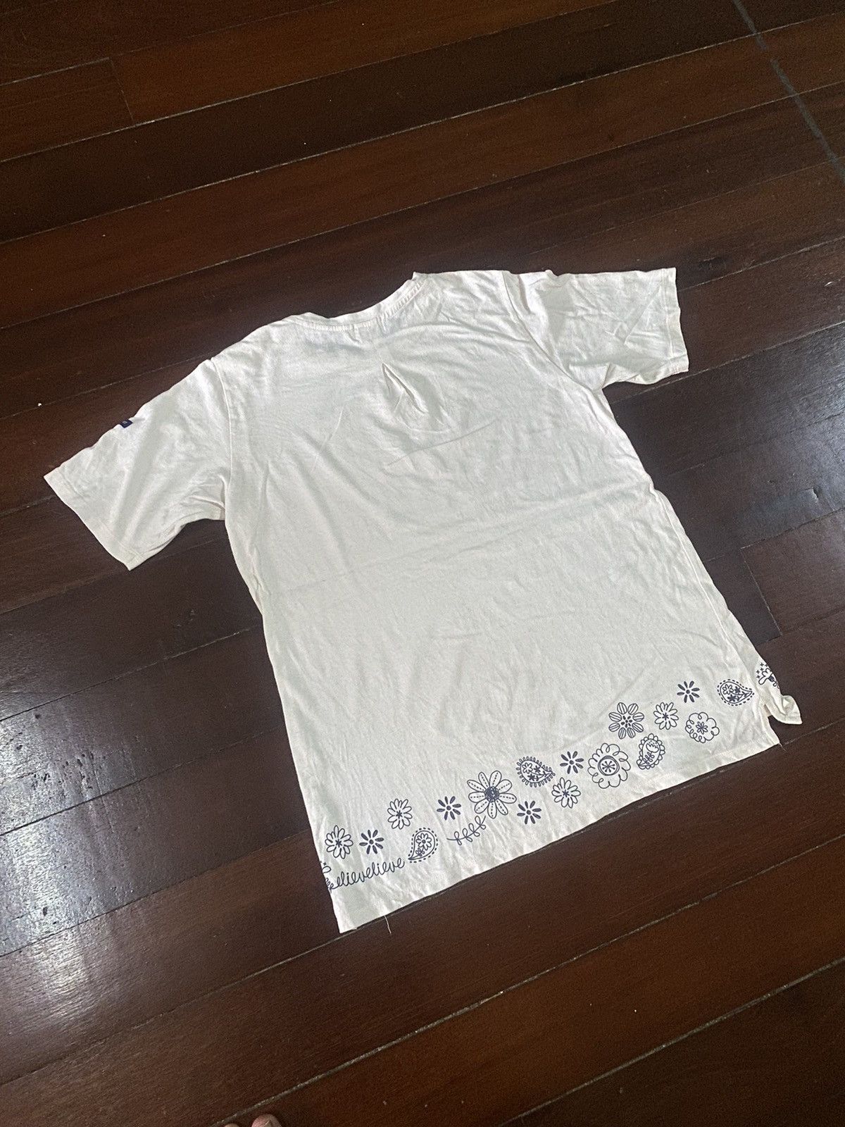 Blue Blue Japan × HOLLYWOOD RANCH MARKET × Vintage Rare HEART MARKET regular life spell out Japan Shirt Size US L / EU 52-54 / 3 - 7 Thumbnail