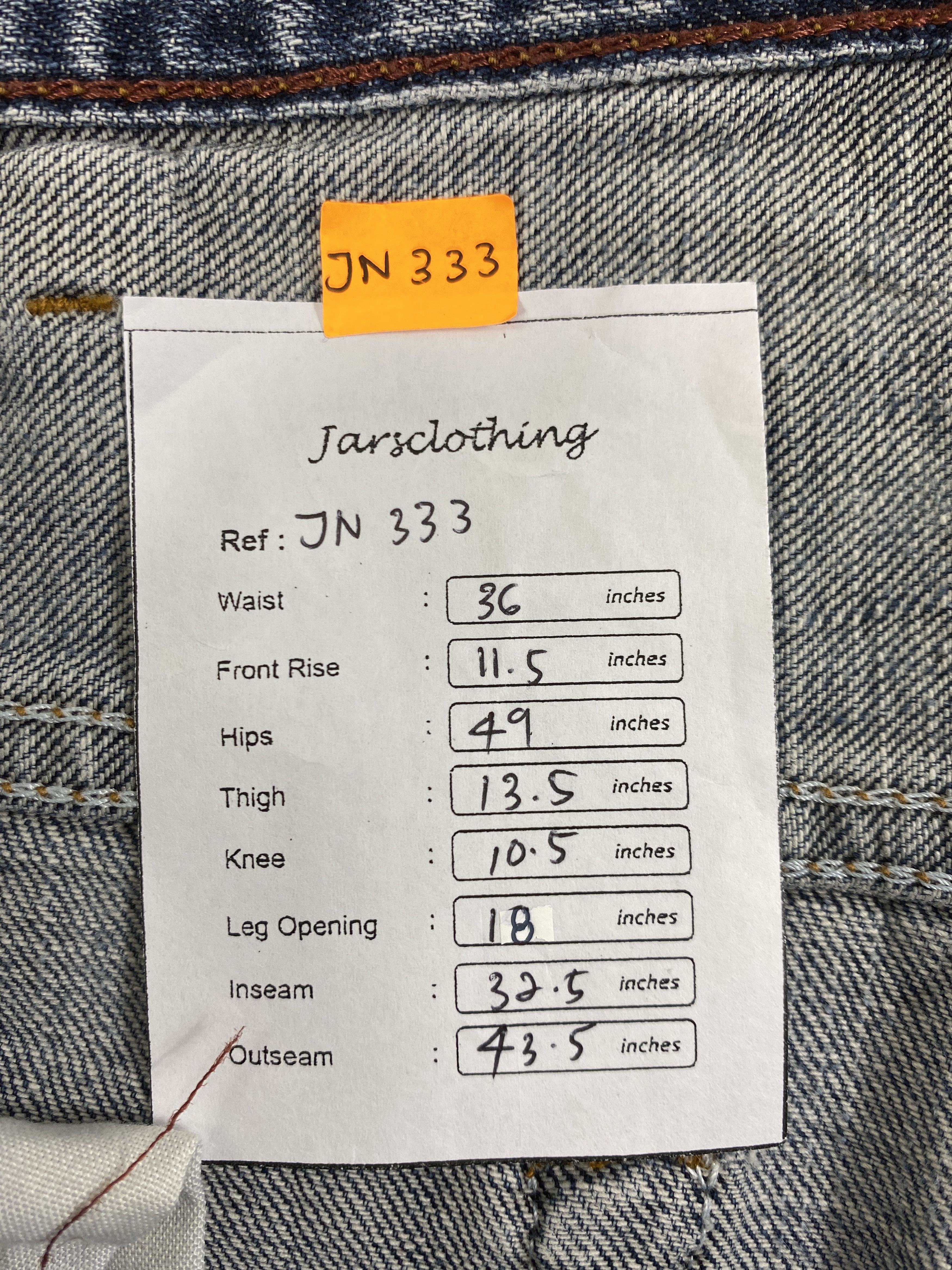 Levi's Relaxed Straight Vintage Levi's 559 36 x 32.5 Denim -JN333 Size US 36 / EU 52 - 8 Thumbnail