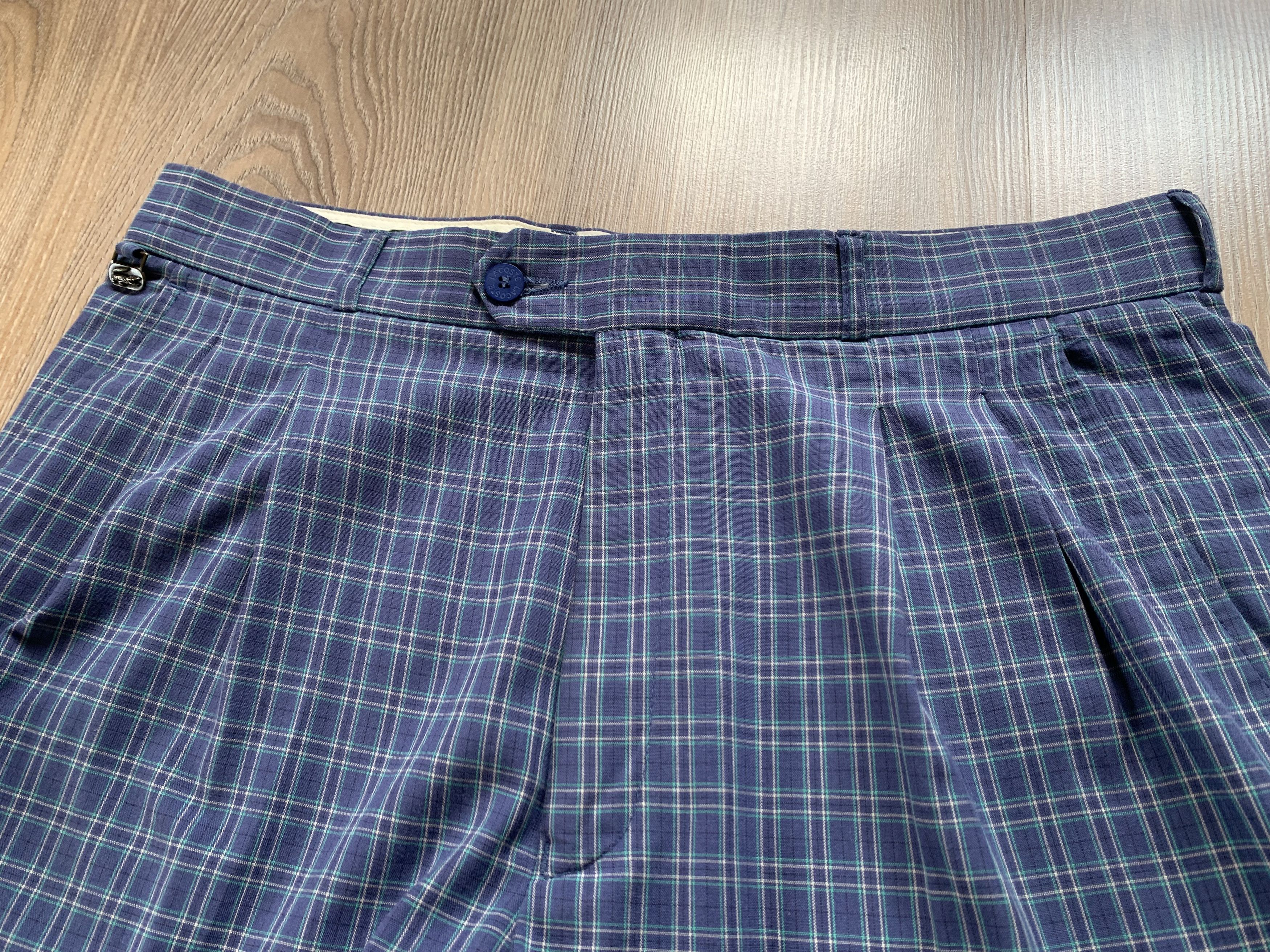 Lacoste Rare Lacoste Checkered Plaid Classic Pants Trousers Size US 33 - 6 Thumbnail