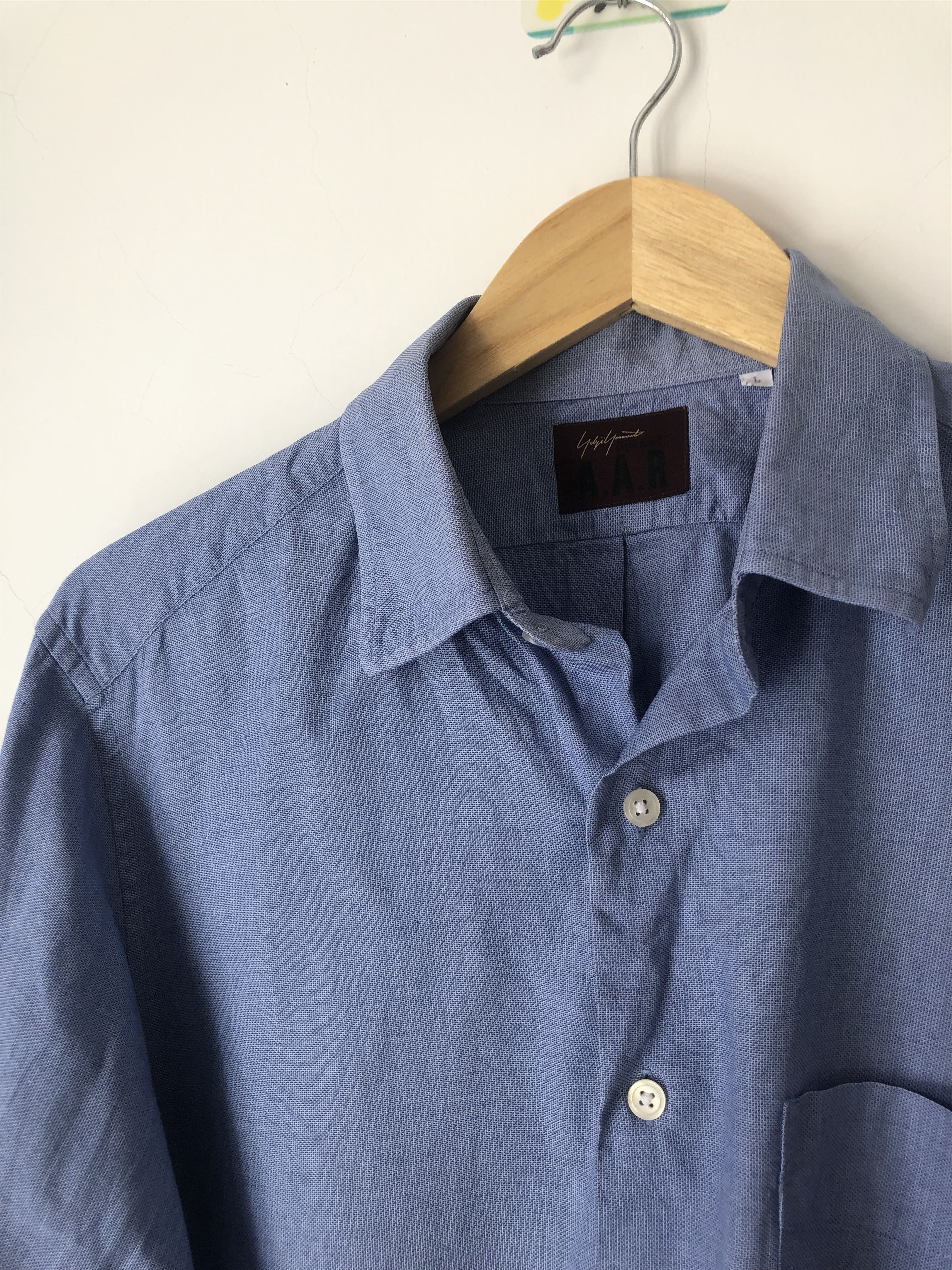 Yohji Yamamoto AAR blue shirt Size US L / EU 52-54 / 3 - 2 Thumbnail