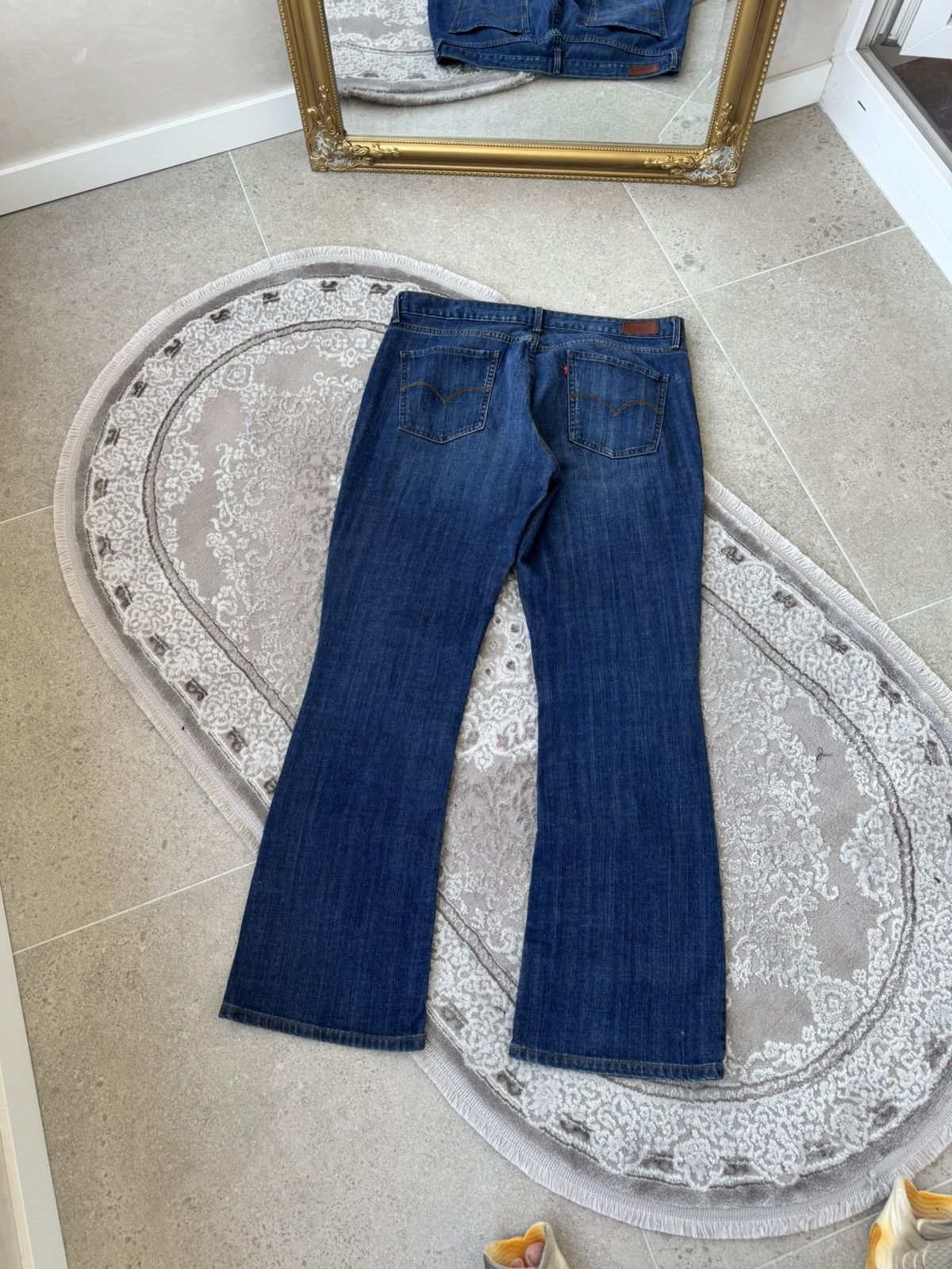Levi's Vintage Levi’s 512 Bootcut Flared Blue Denim Jeans Y2K Size US 32 / EU 48 - 1 Thumbnail