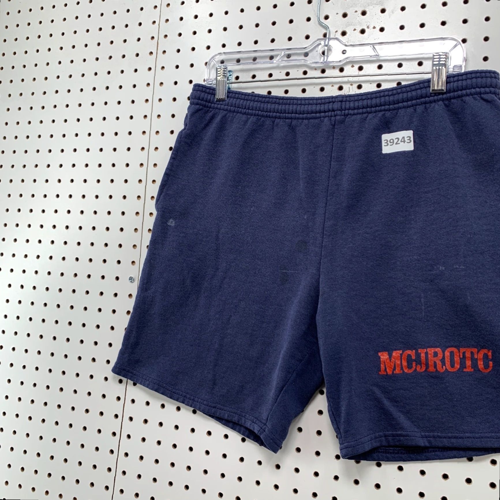 Jerzees VINTAGE Jerzees MCJROTC Sweat Shorts Mens Large 32x7 Blue Fleece Military USA Shorts Mens Large Blue 1990s MCJROTC Size US 33 - 2 Thumbnail