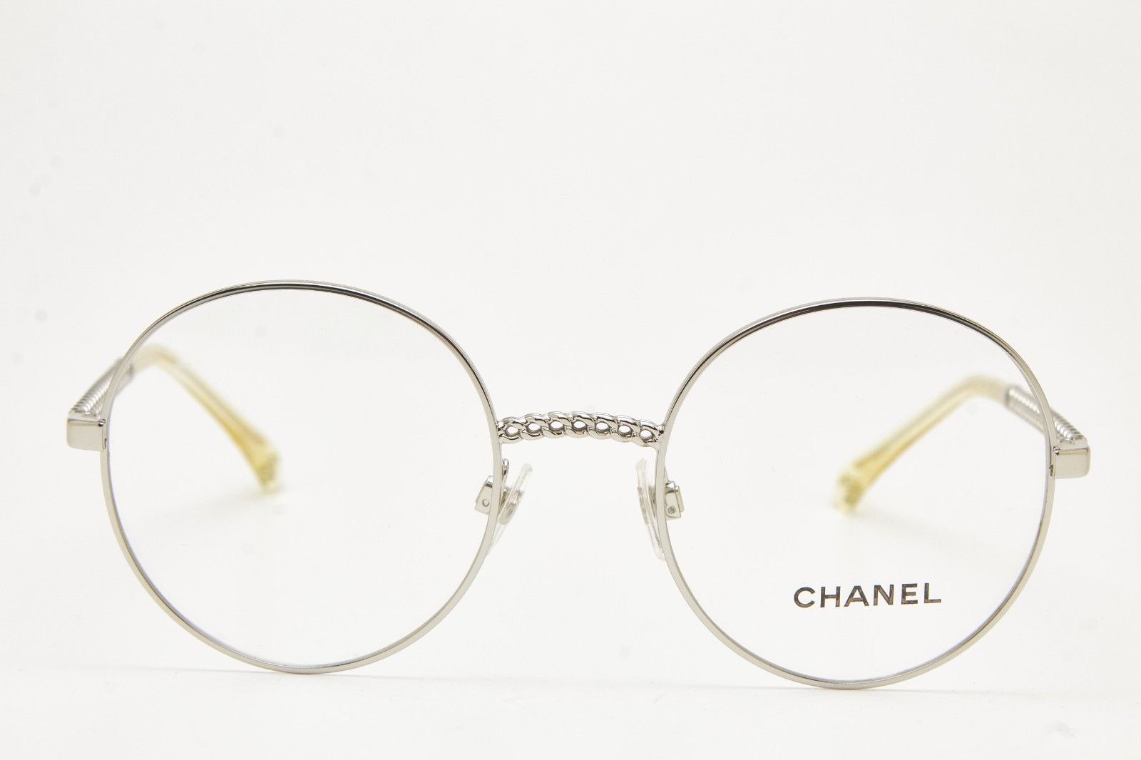 Chanel CHANEL 2186 c.124 51*21 Round Silver Chain Eyeglasses Size ONE SIZE - 8 Thumbnail