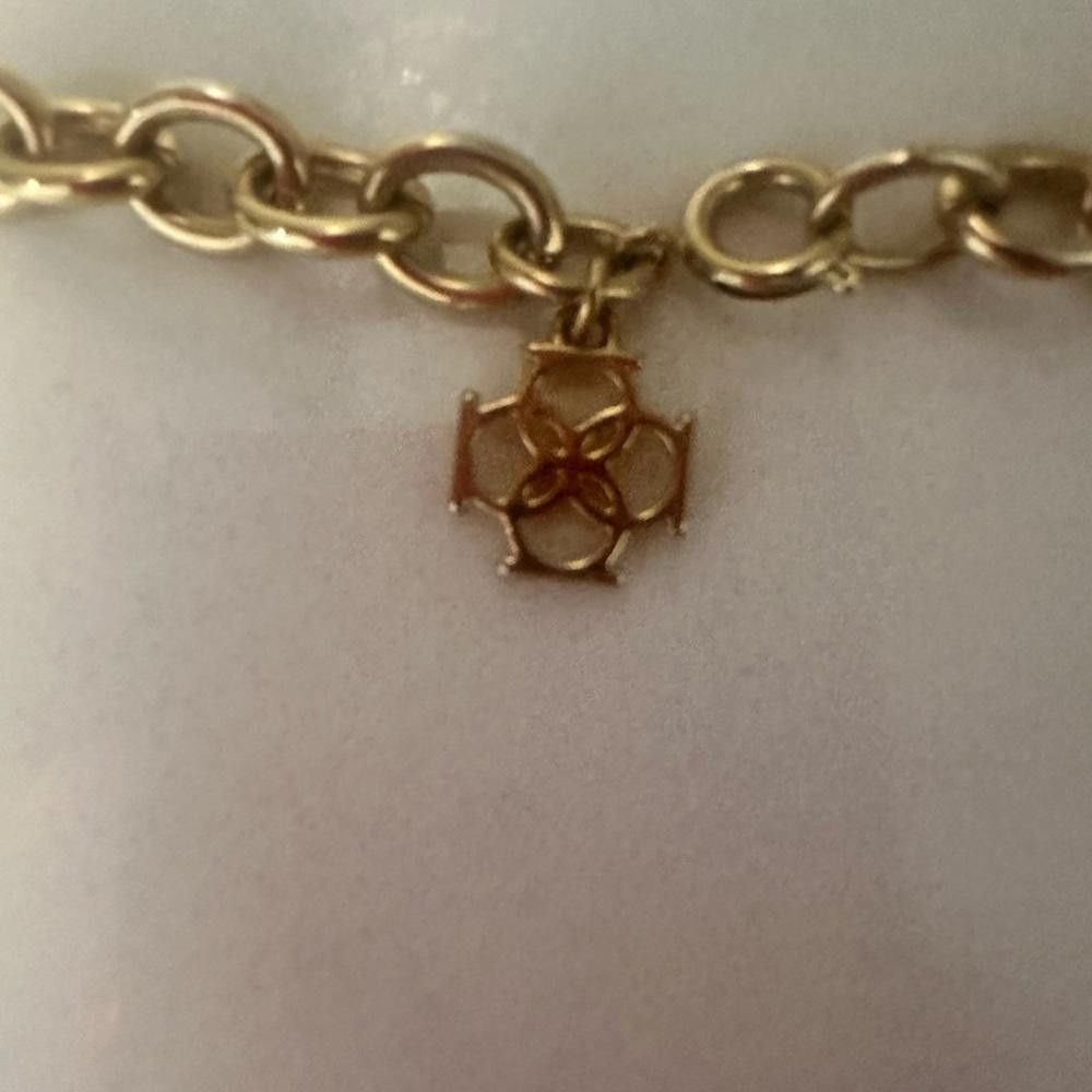 Ann Taylor Ann Taylor Chunky Gold Chain Necklace Crystal Embellished Size ONE SIZE - 7 Thumbnail