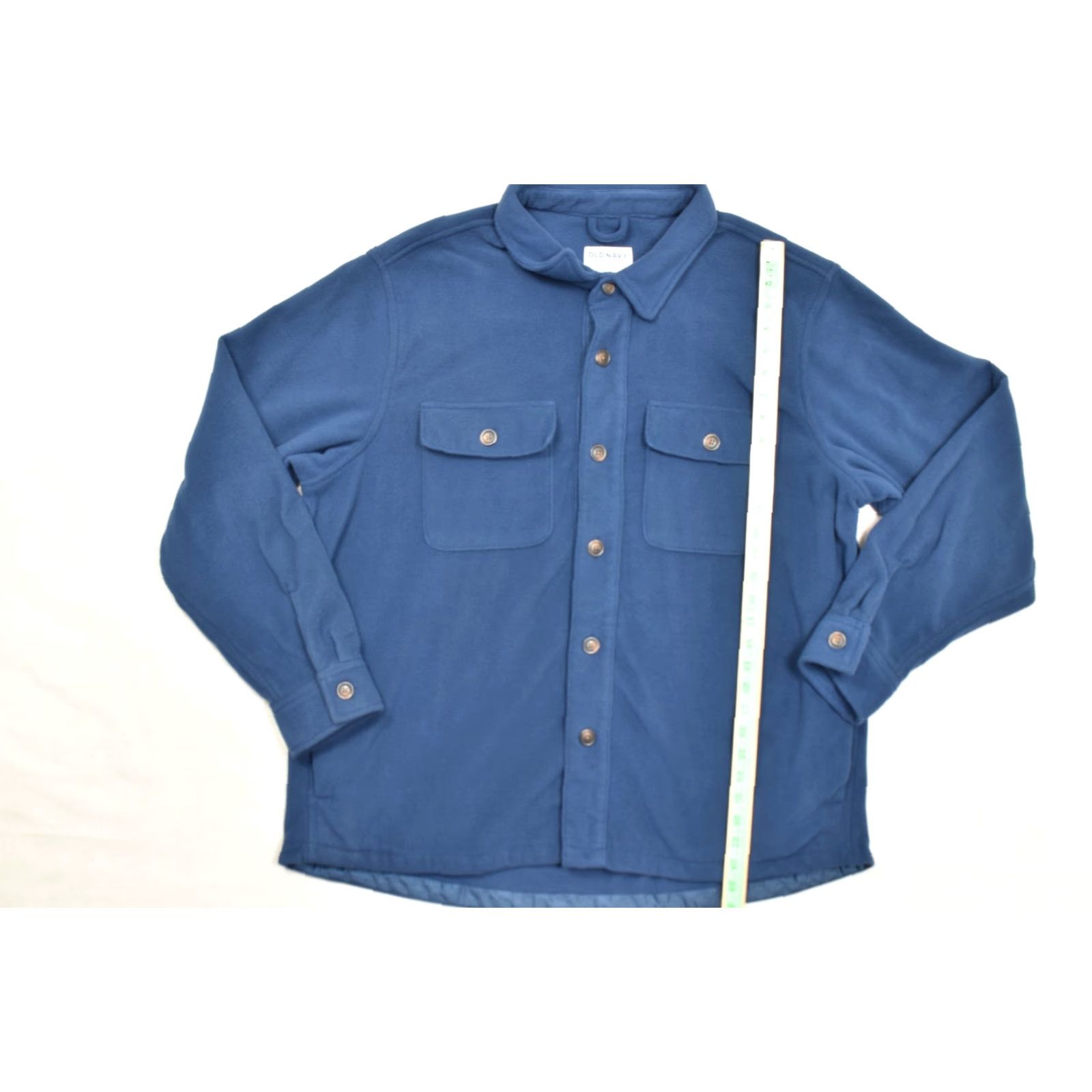 Old Navy Old Navy Men XXL Blue Polar Fleece Shirt Jacket Shacket Snap Pocket Regular Jacket Shirts Mens 2XL Blue Shacket Winter Fall Vintage? Size US XXL / EU 58 / 5 - 2 Thumbnail