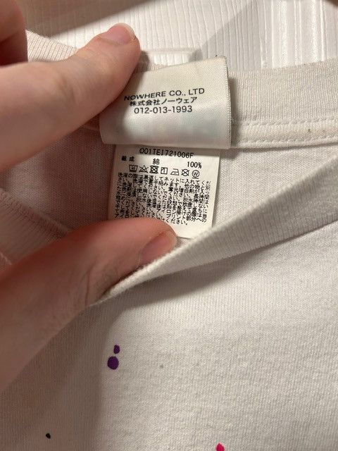 Bape A Bathing Ape Paint Splatter Tee (US EXCLUSIVE) Size US L / EU 52-54 / 3 - 5 Thumbnail