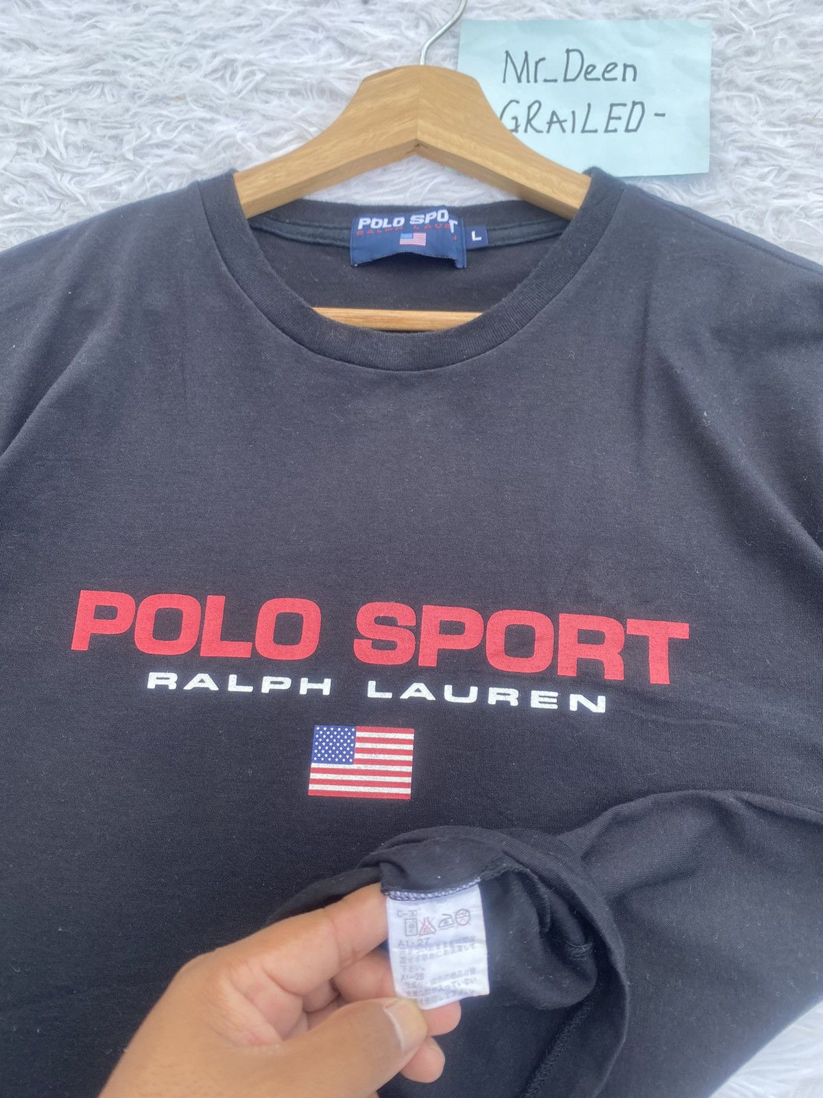 Polo Ralph Lauren Rare Vintage Polo Sport Ralph Lauren Spellout Tshirt Size US L / EU 52-54 / 3 - 9 Thumbnail